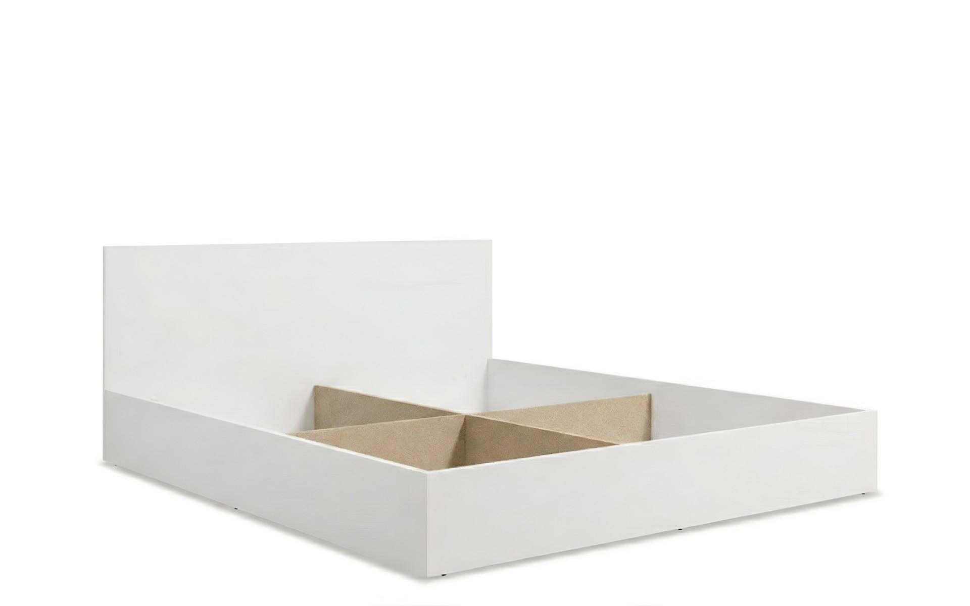 Double bed for mattress 160/200 Easy, white  3