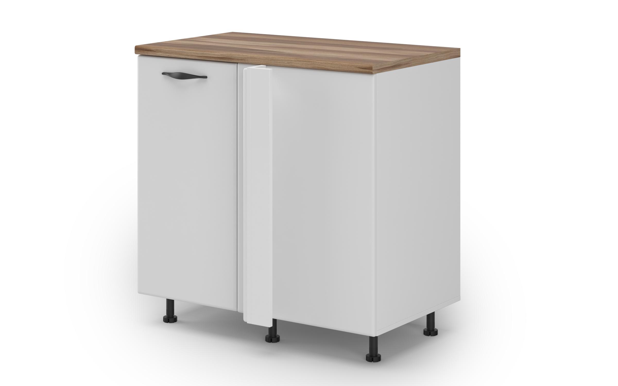 Kitchen corner cabinet Simon 17 right, white  1