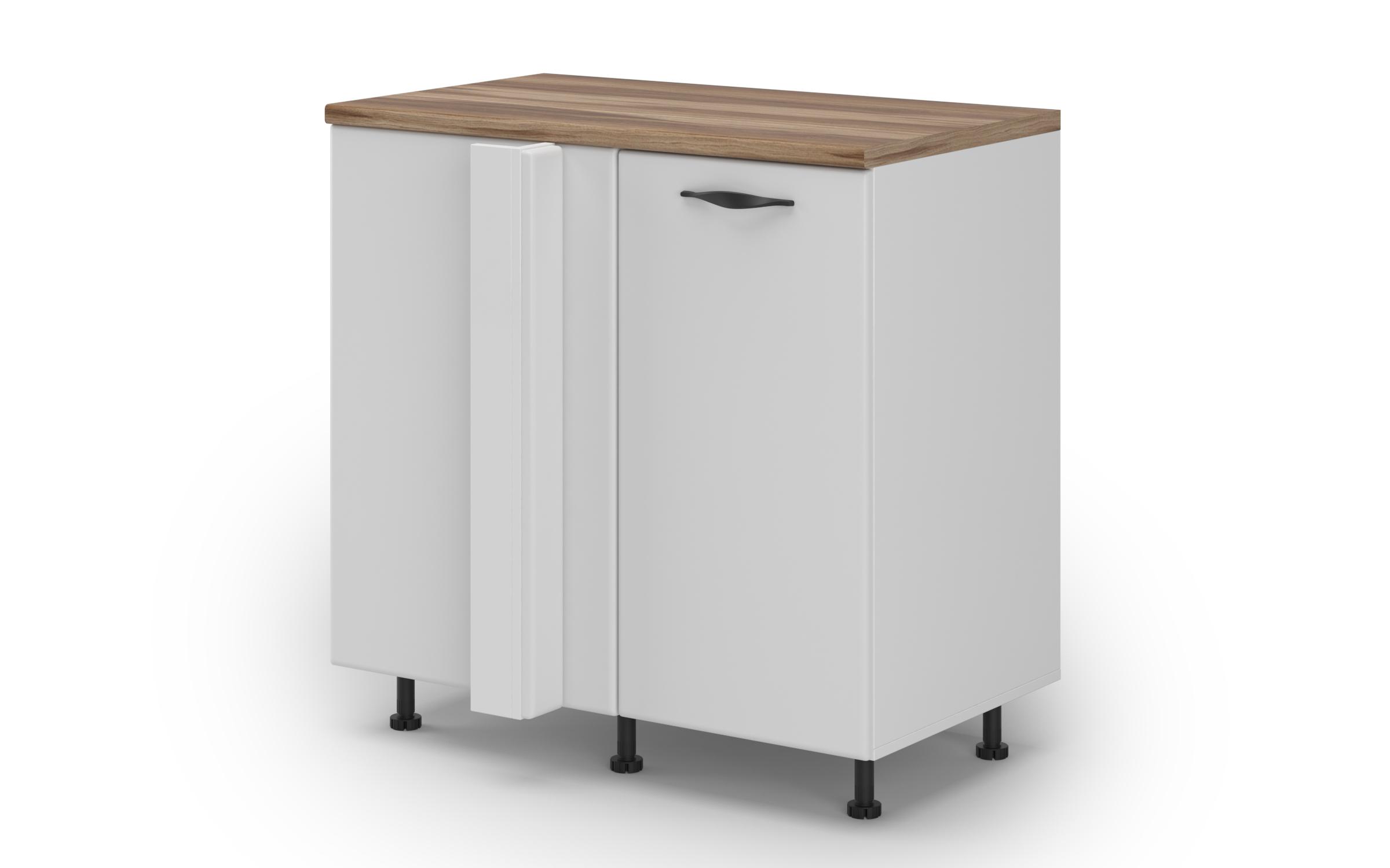 Kitchen corner cabinet Simon 18 left, white  1