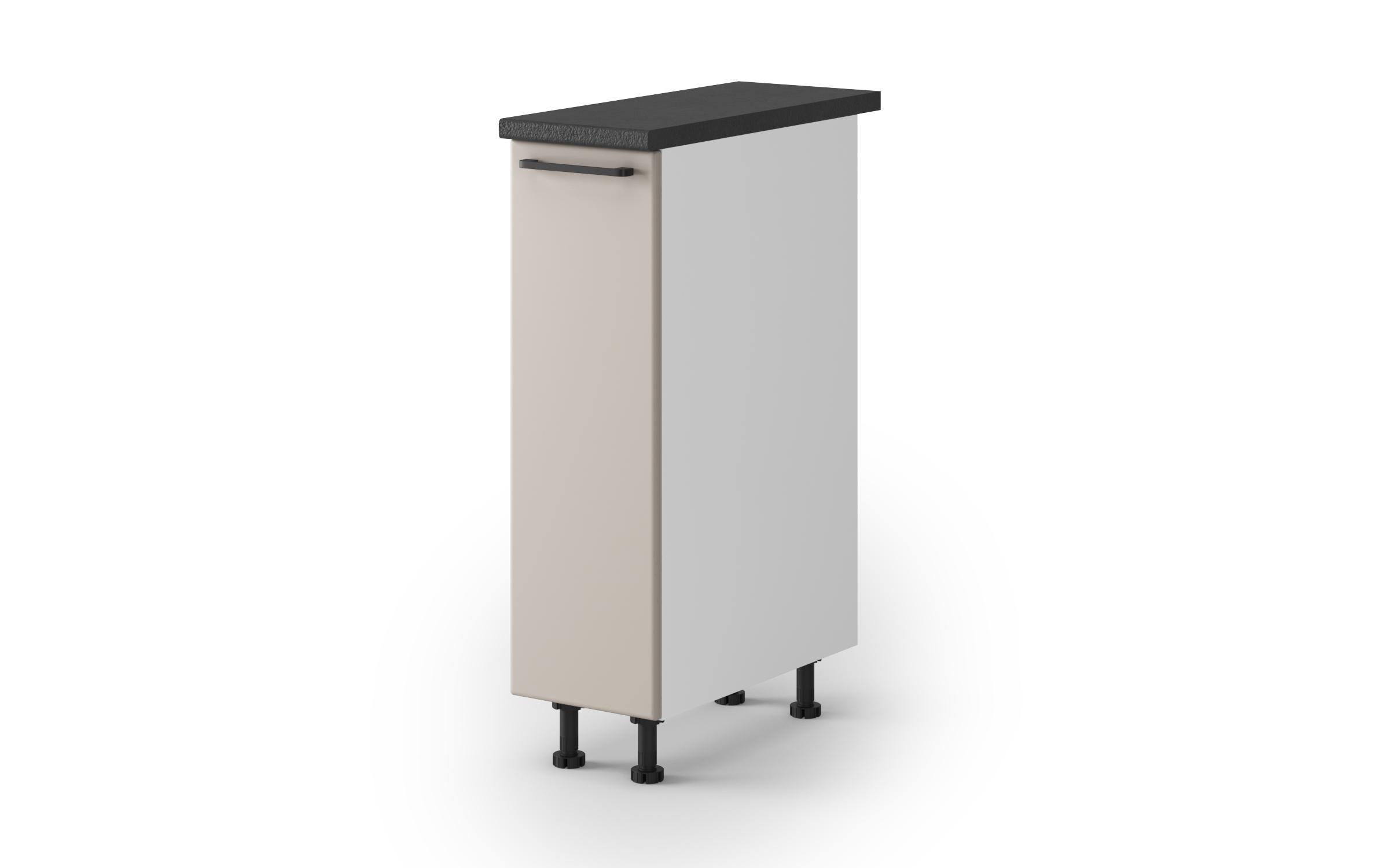 Kitchen pull-out bottle rack Hannah 28, cashmere  1