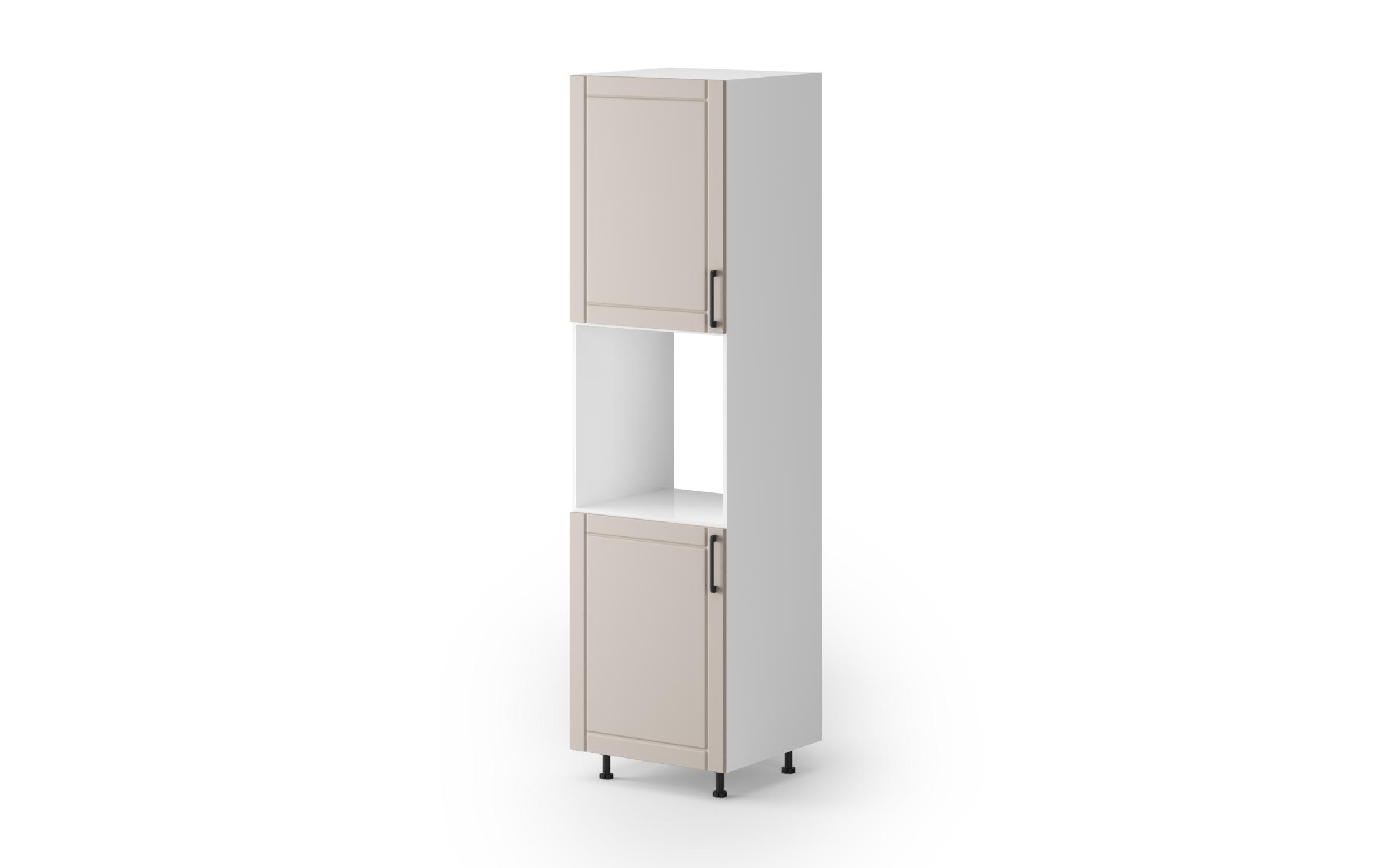 Column oven cabinet Hannah 39, cashmere  1