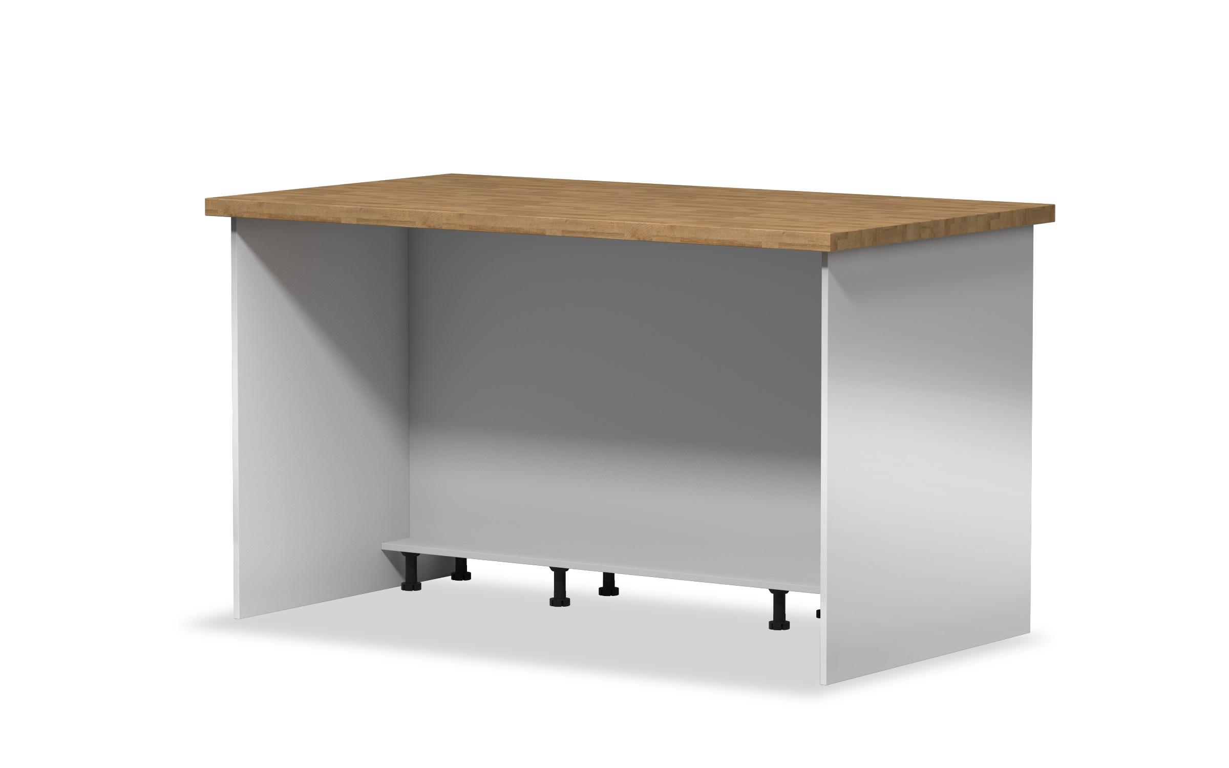 Island cabinet Dakota 42, white gloss  3