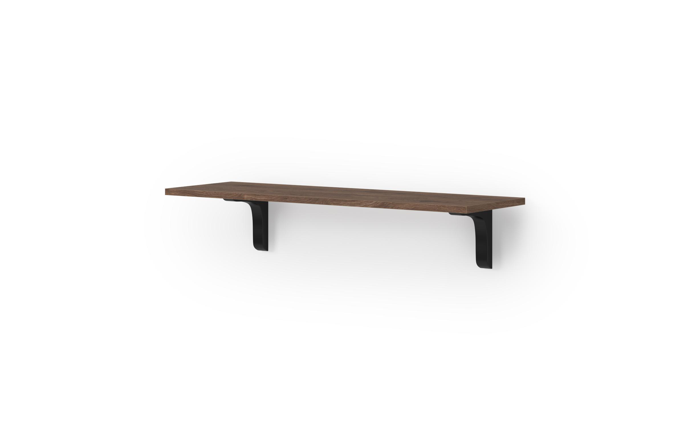 Shelf Dakota 44, dark Scandinavian oak  1