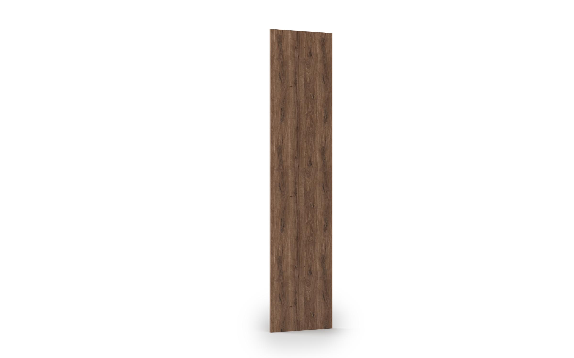 End cover panel for column cabinet Dakota 57, dark Scandinavian oak  1