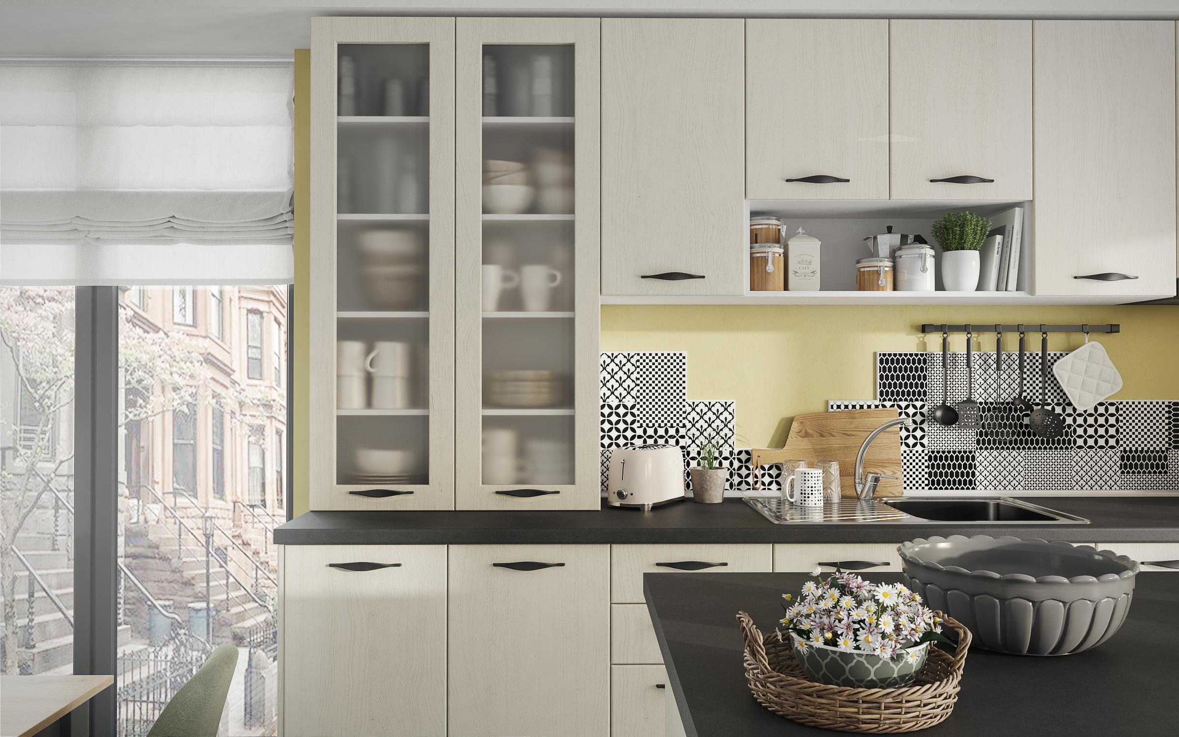 Kitchen cabinet Simon 14, Aspen beige  6