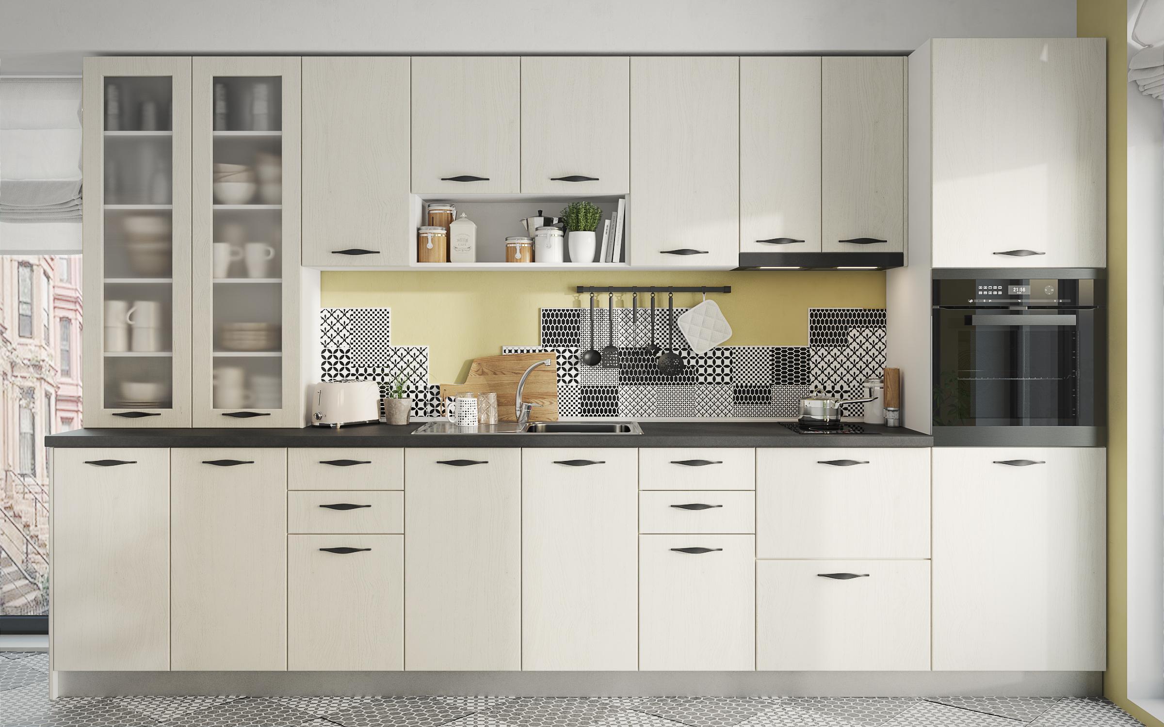 Kitchen cabinet Simon 50, Aspen beige  6