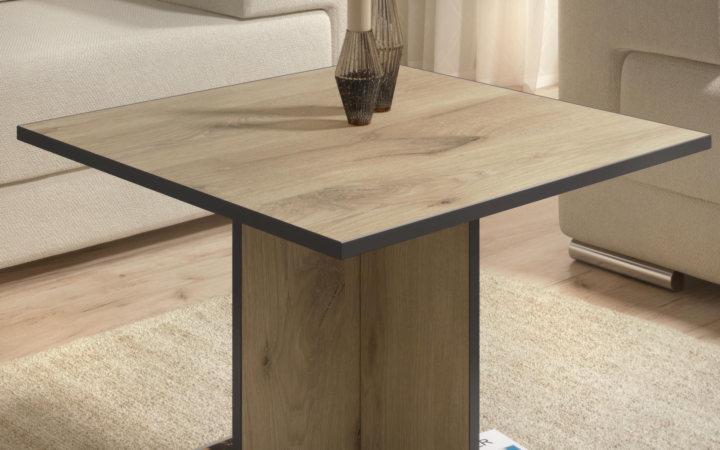 Coffee table Elida, light Scandinavian oak  3