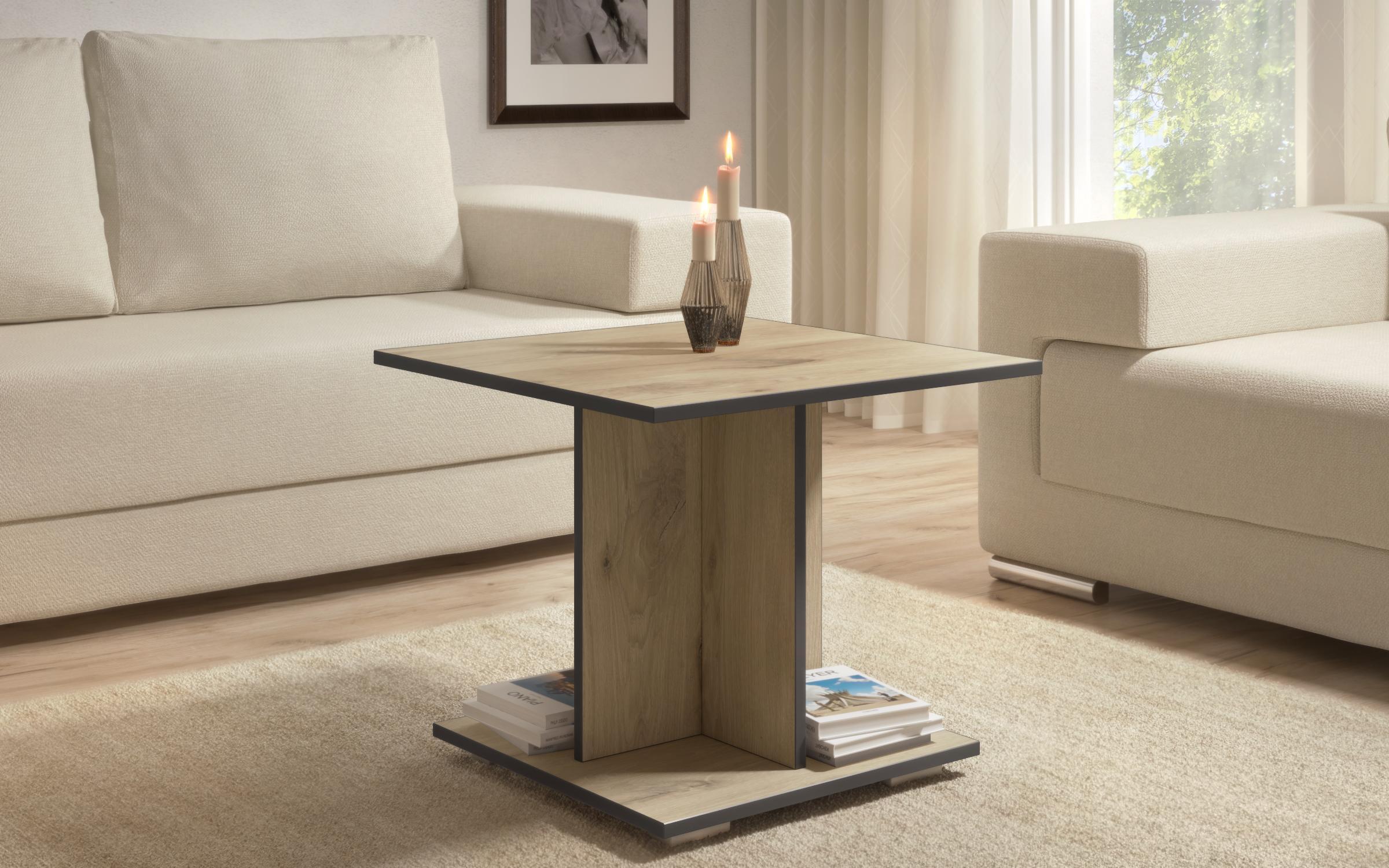 Coffee table Elida, light Scandinavian oak  1