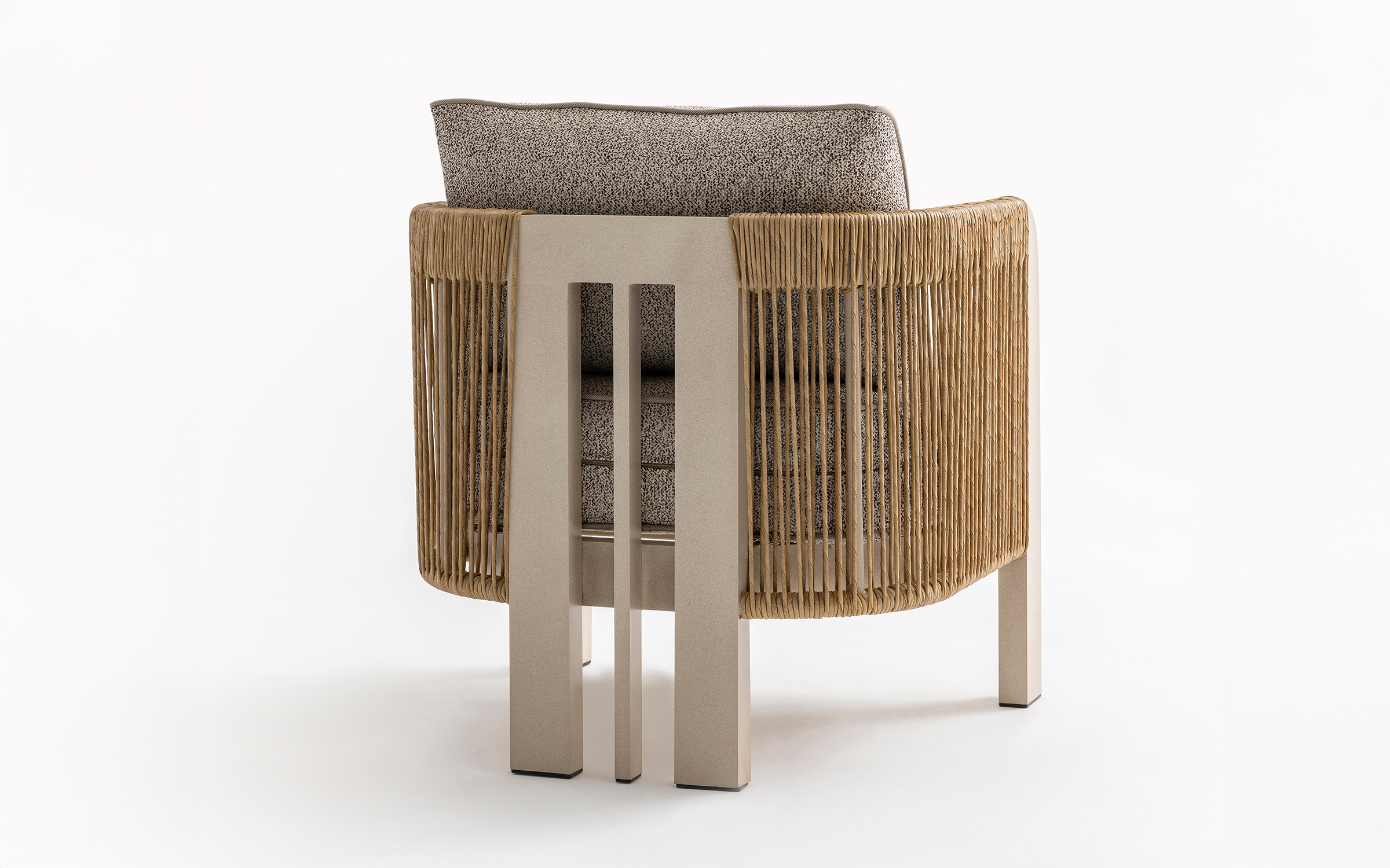 Set of table + chairs + sofa Atis, cream  5