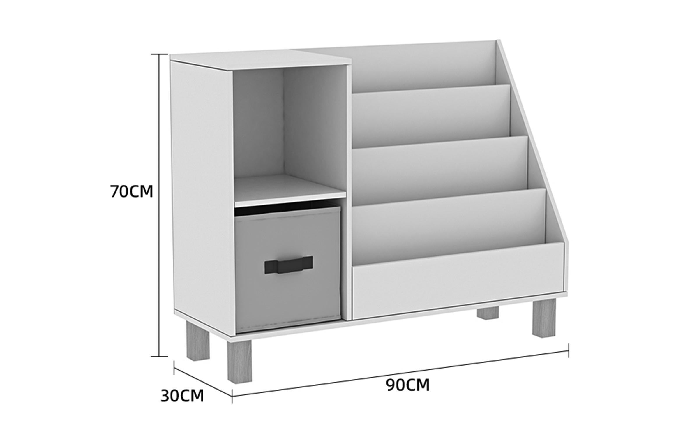 Children's shelf cabinet Lexi, white  2