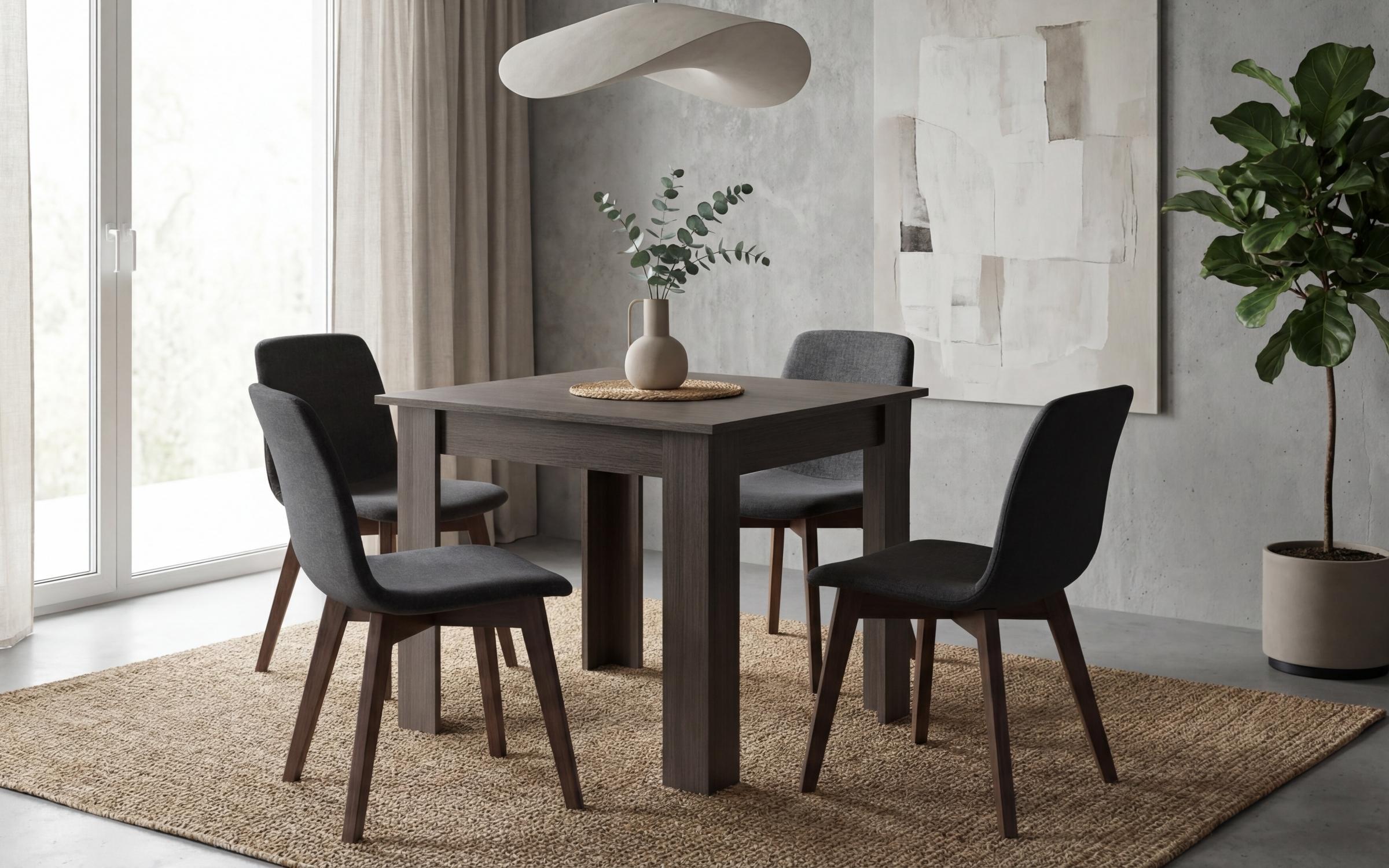 Dining table Cadence, Anthracite oak  1