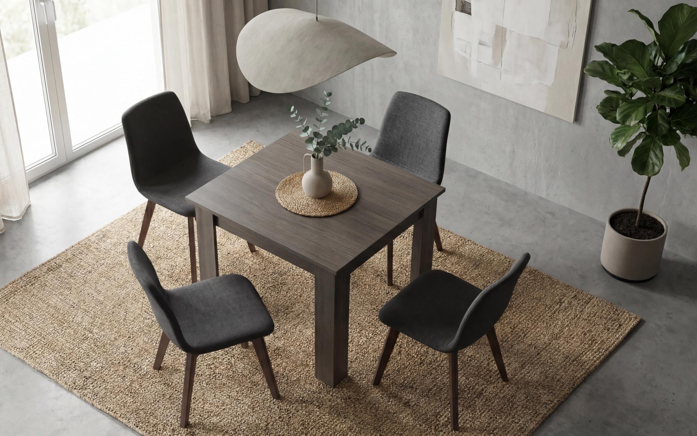 Dining table Cadence, Anthracite oak  4
