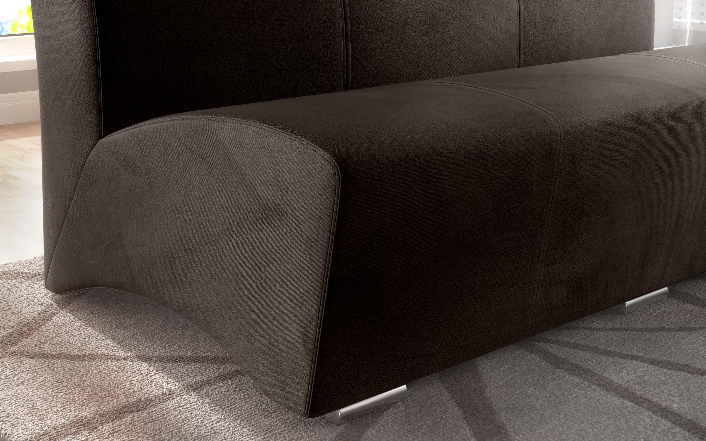 Three-seater sofa Arturo II, brown  4