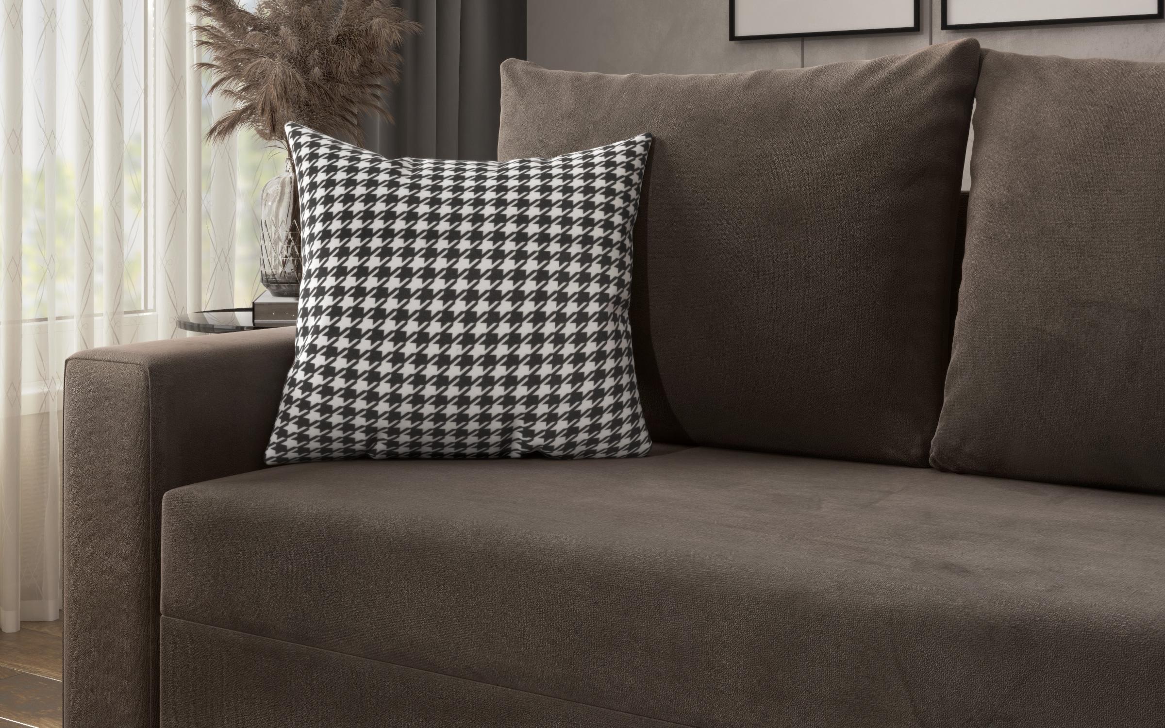 Extendable sofa Fabiola, brown  7