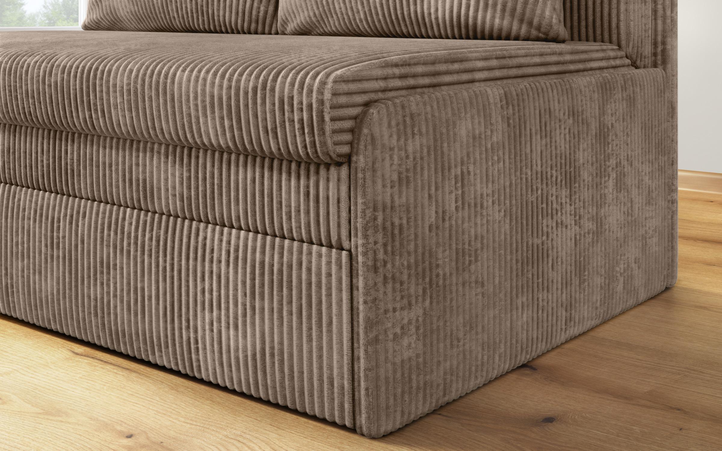 Extendable sofa Caddy, dark beige  5