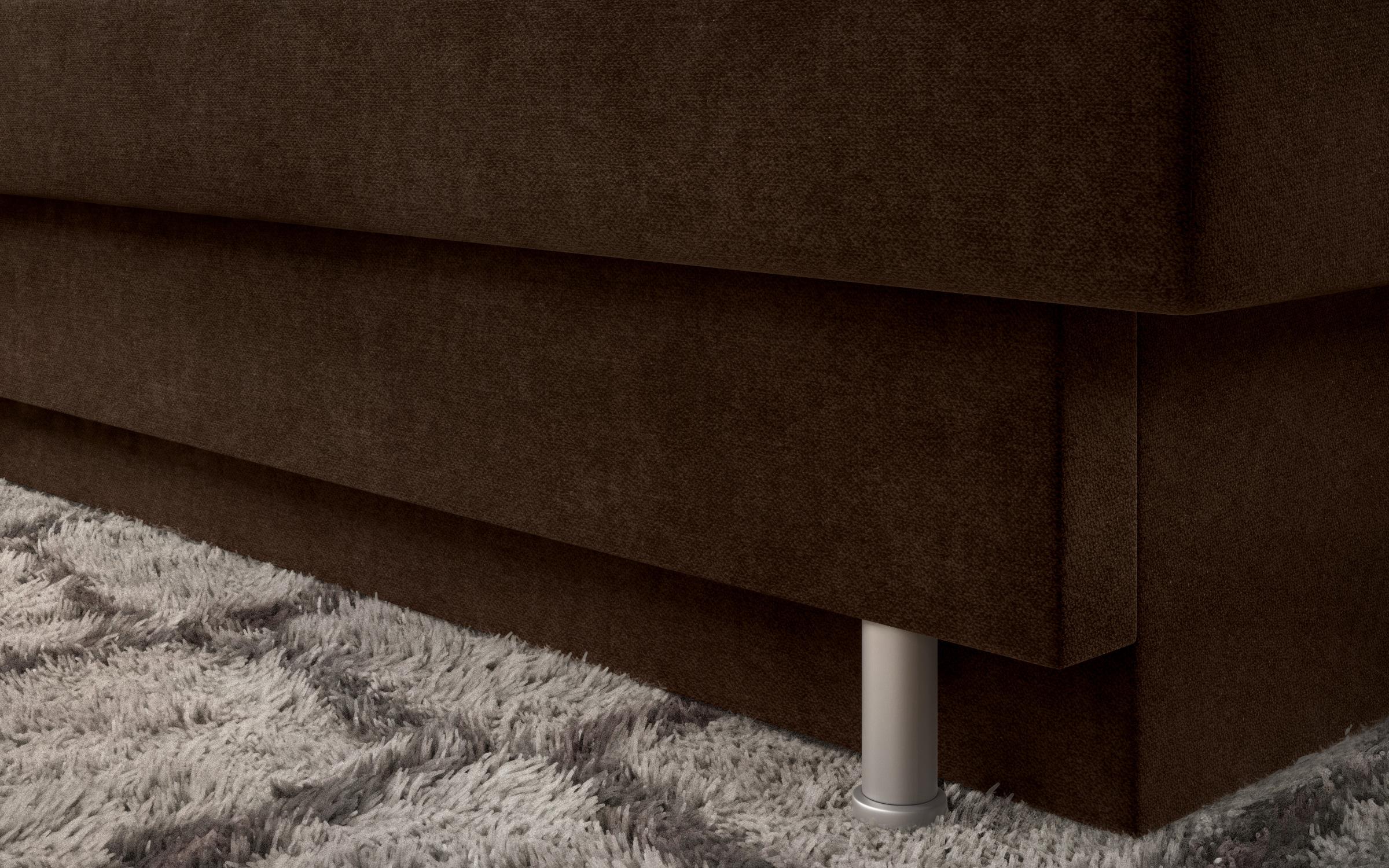 Extendable sofa Marty S, brown  7