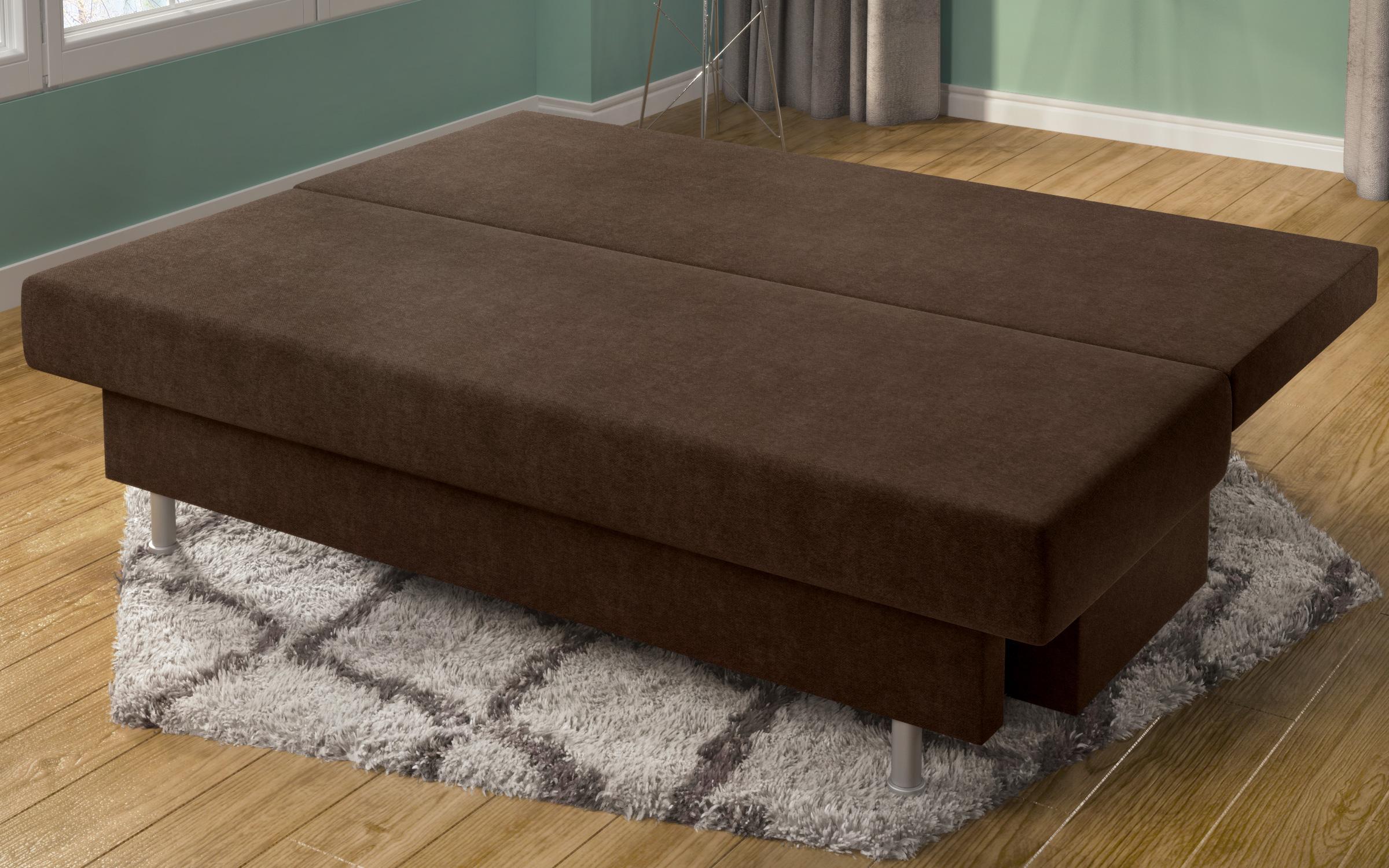 Extendable sofa Marty S, brown  5
