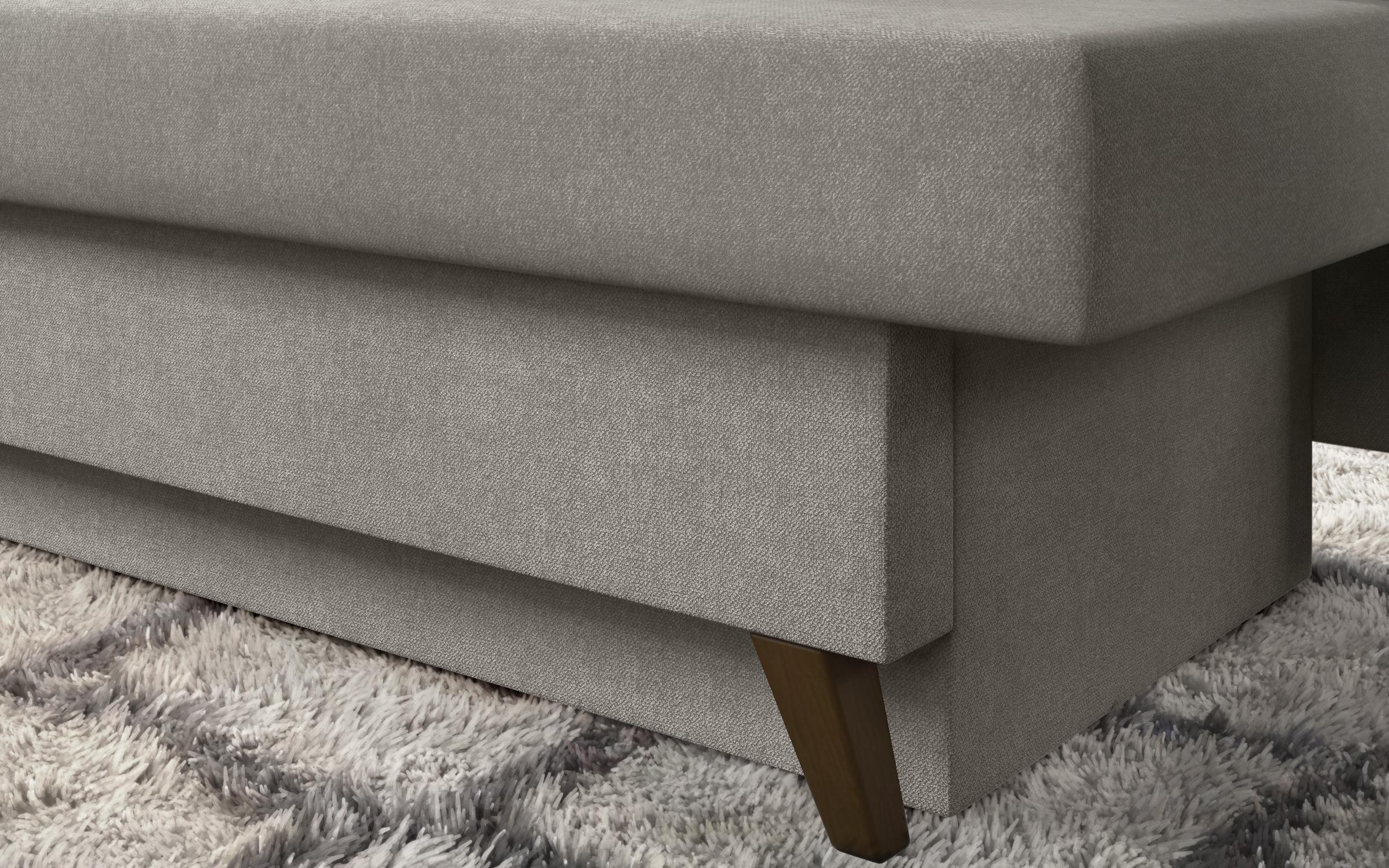Extendable sofa Marty, light grey + grey brown  5