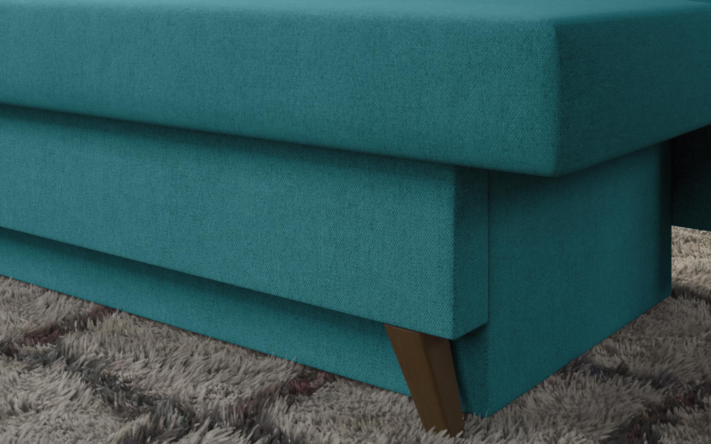 Extendable sofa Marty, turquoise  6
