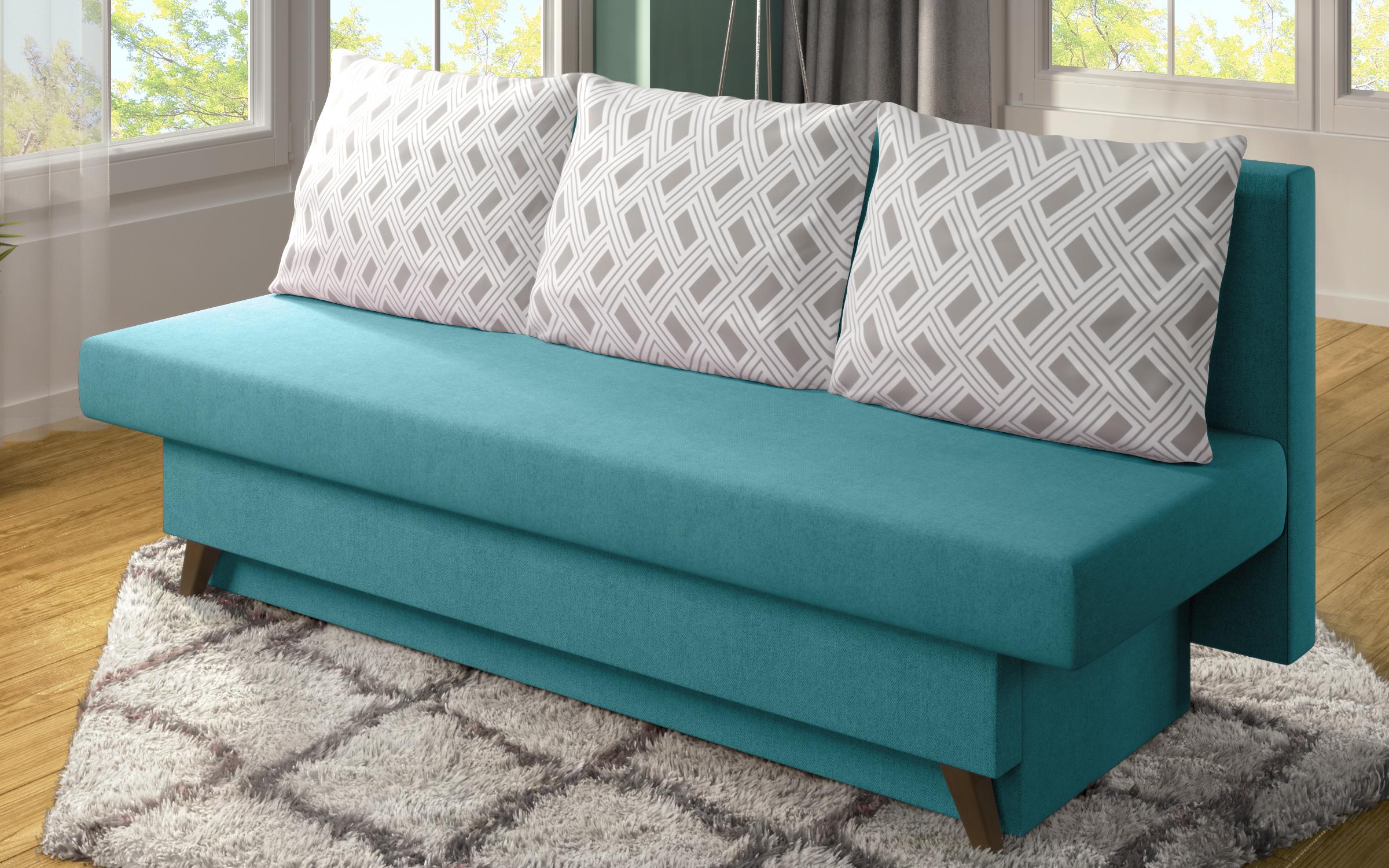 Extendable sofa Marty, turquoise  4