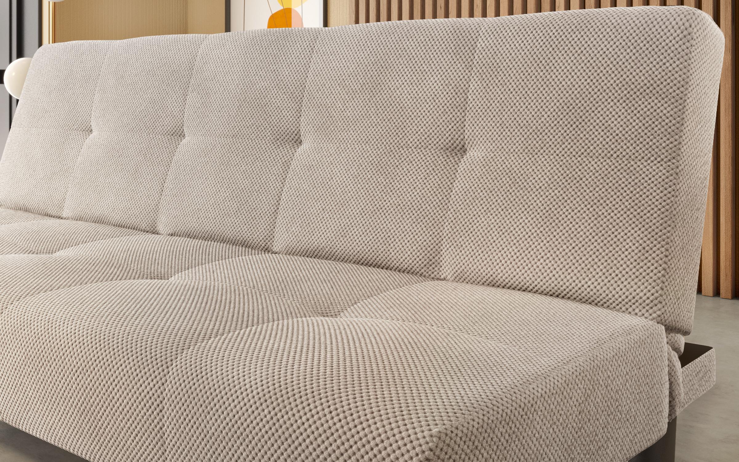 Extendable click-clack sofa Norte, beige  9