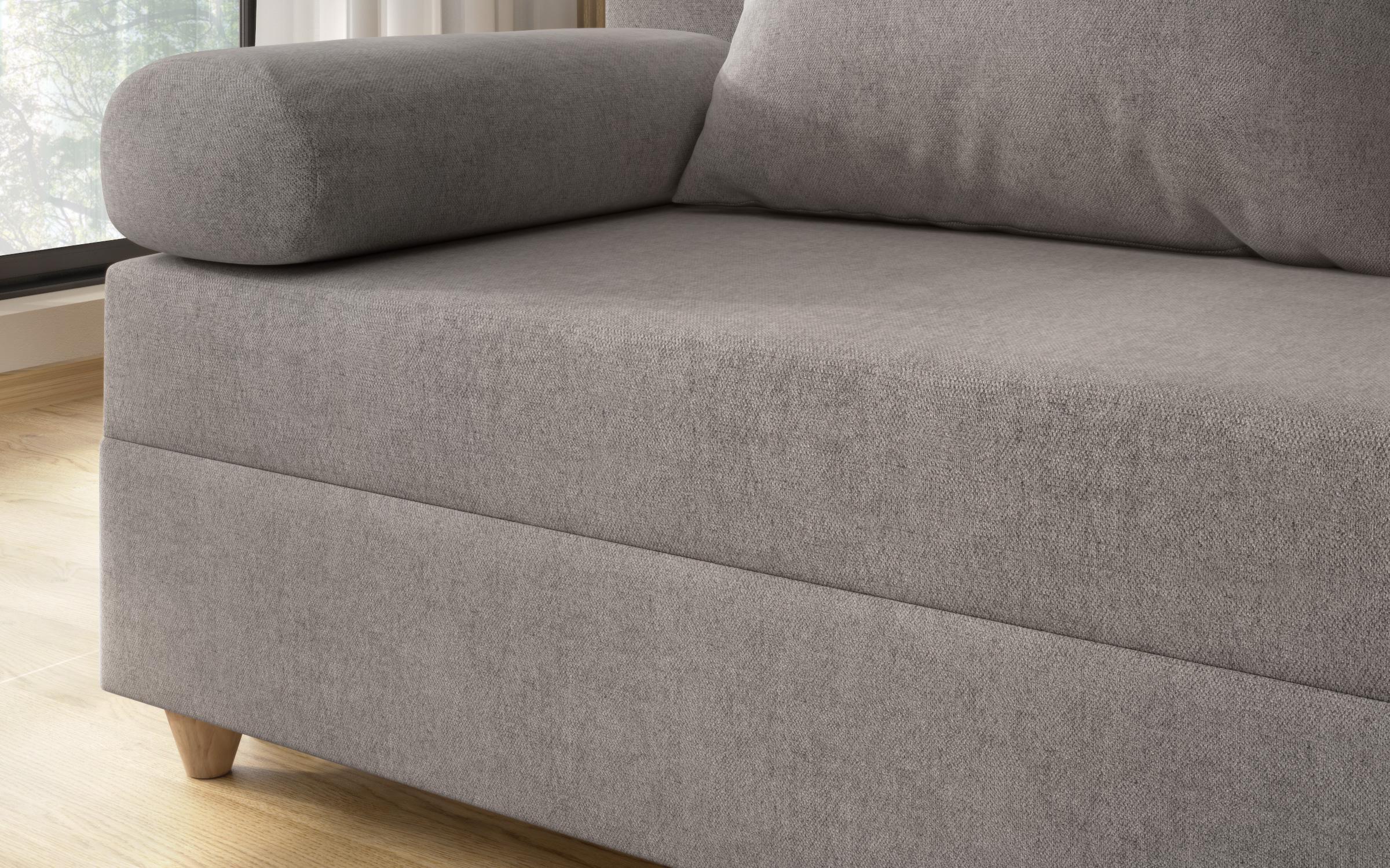 Extendable sofa Vitaro, grey  8
