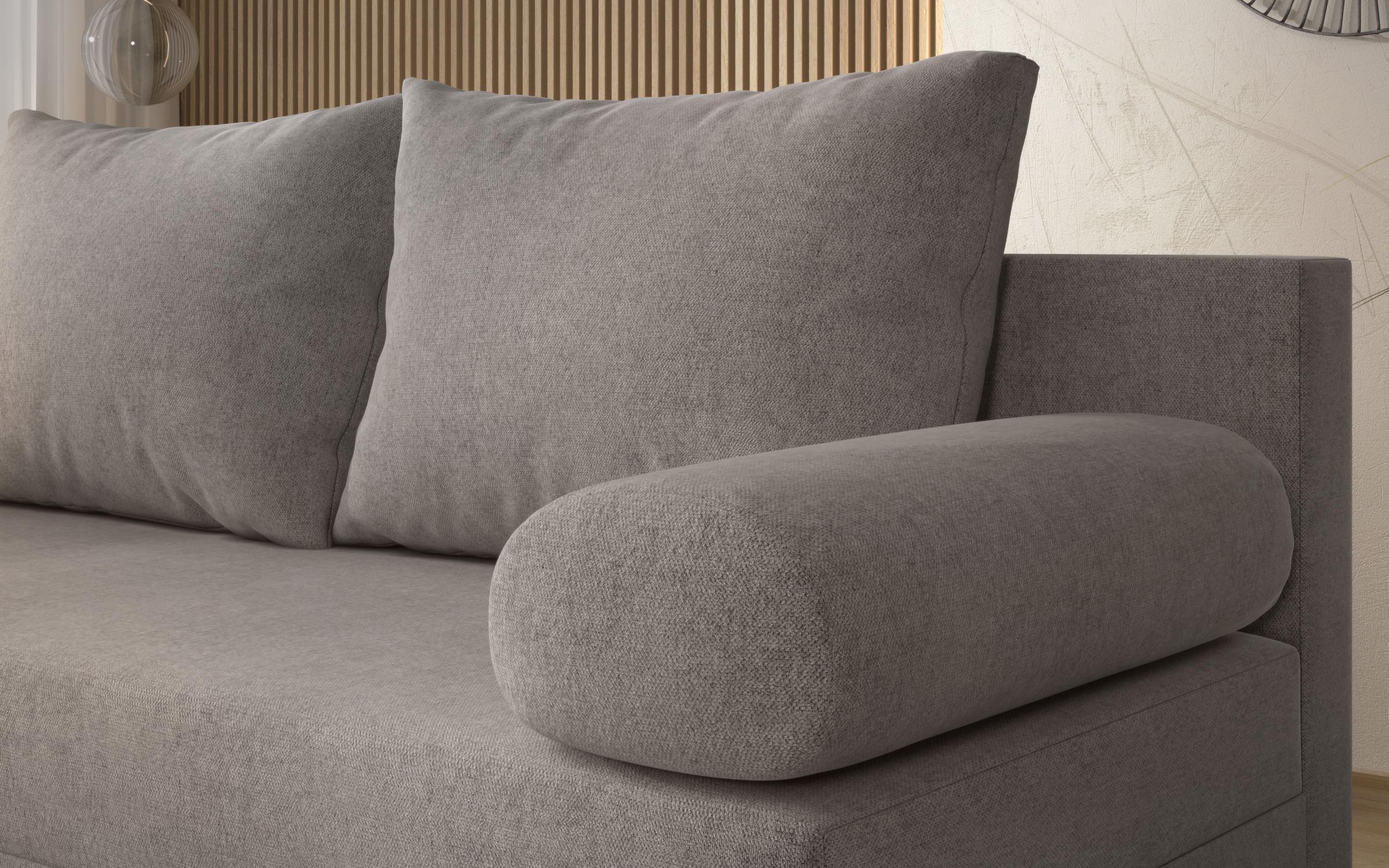 Extendable sofa Vitaro, grey  9