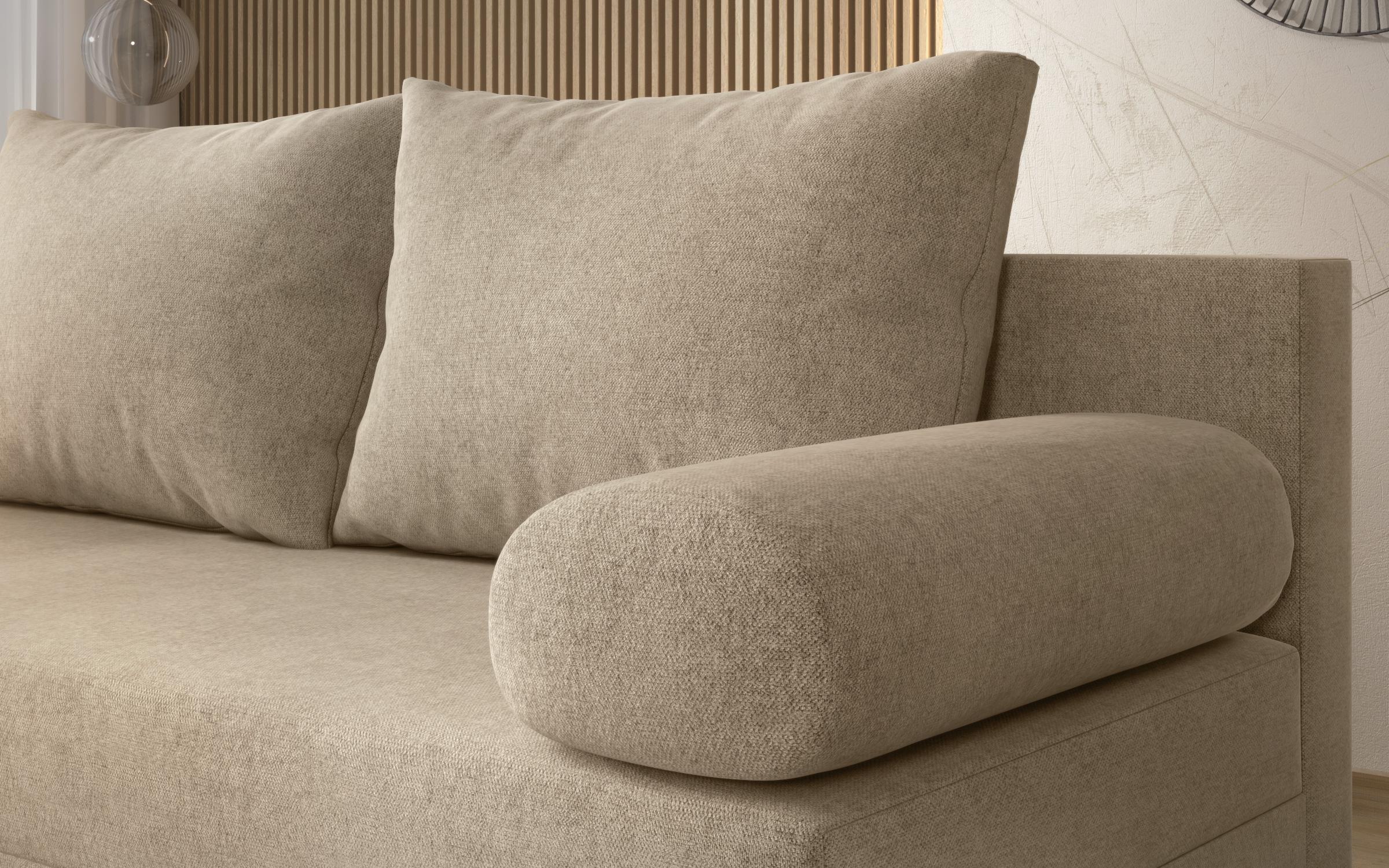 Extendable sofa Vitaro, light beige  7
