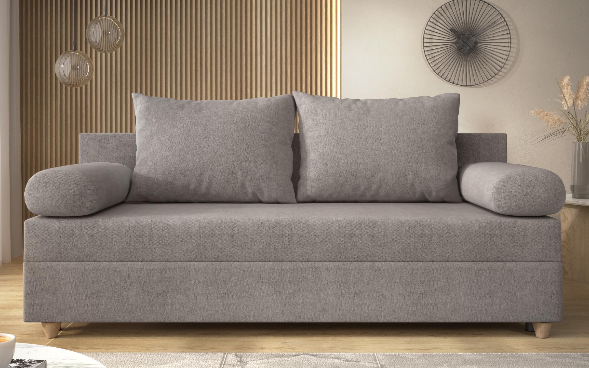 Extendable sofa Vitaro, grey  1