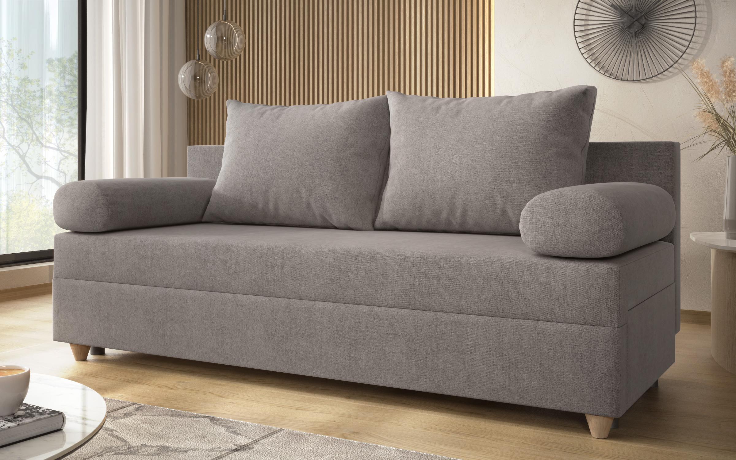 Extendable sofa Vitaro, grey  4