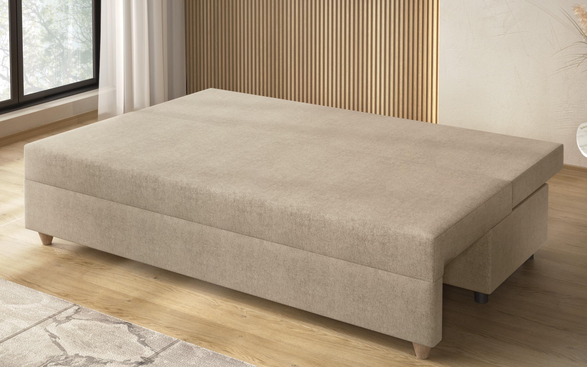 Extendable sofa Vitaro, light beige  5