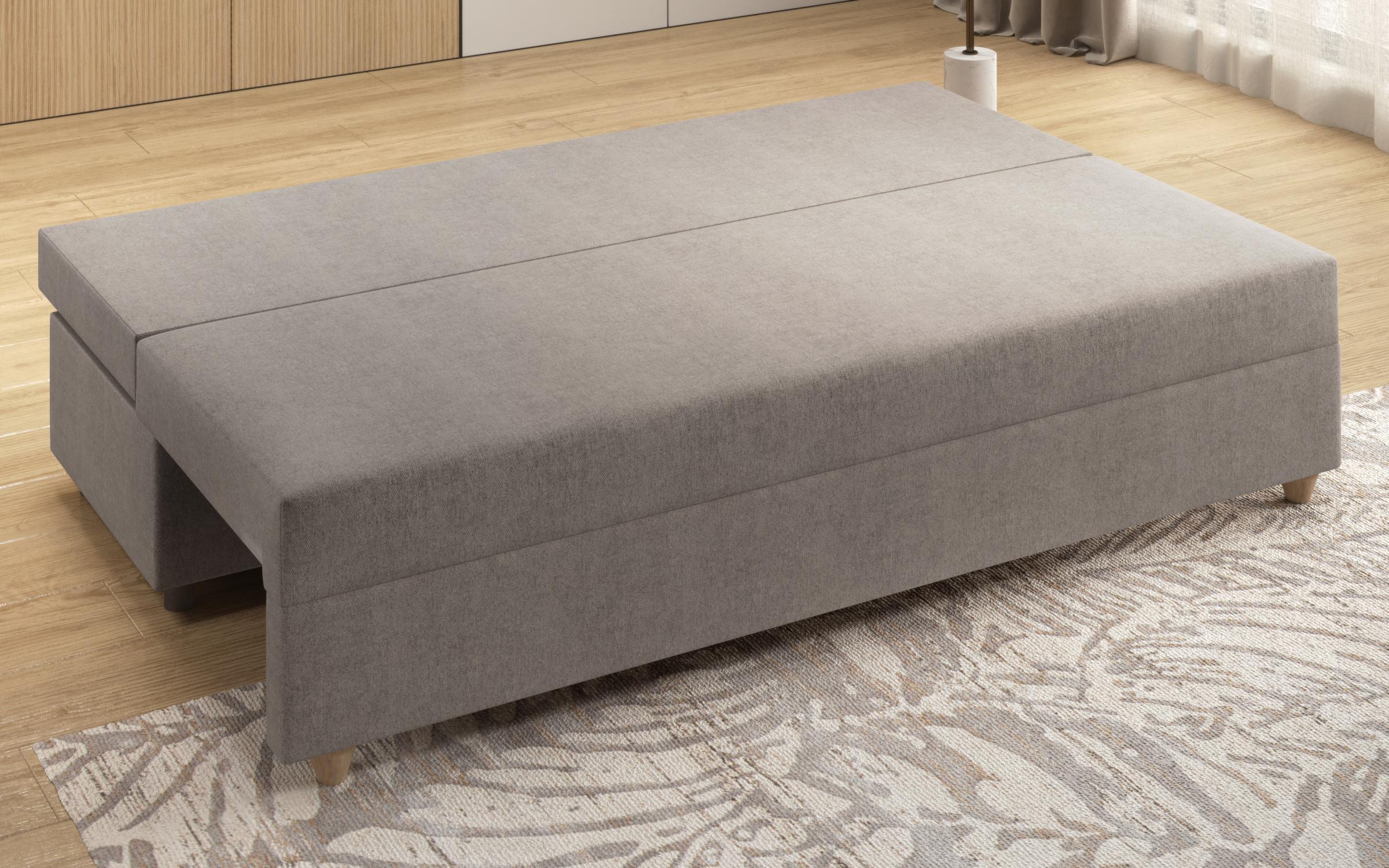 Extendable sofa + оttoman Vitaro, grey  10