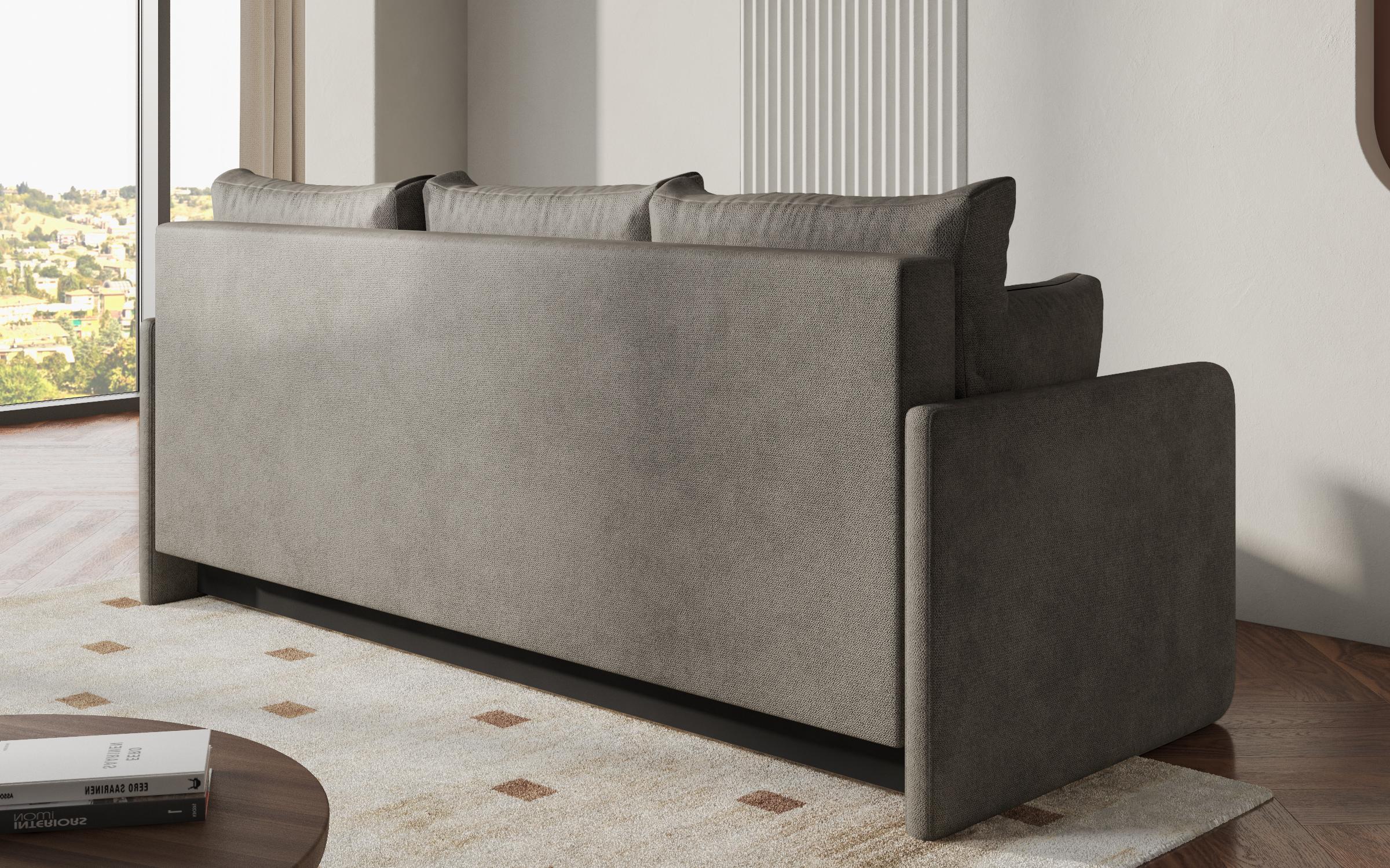 Extendable sofa Astel, grey  8