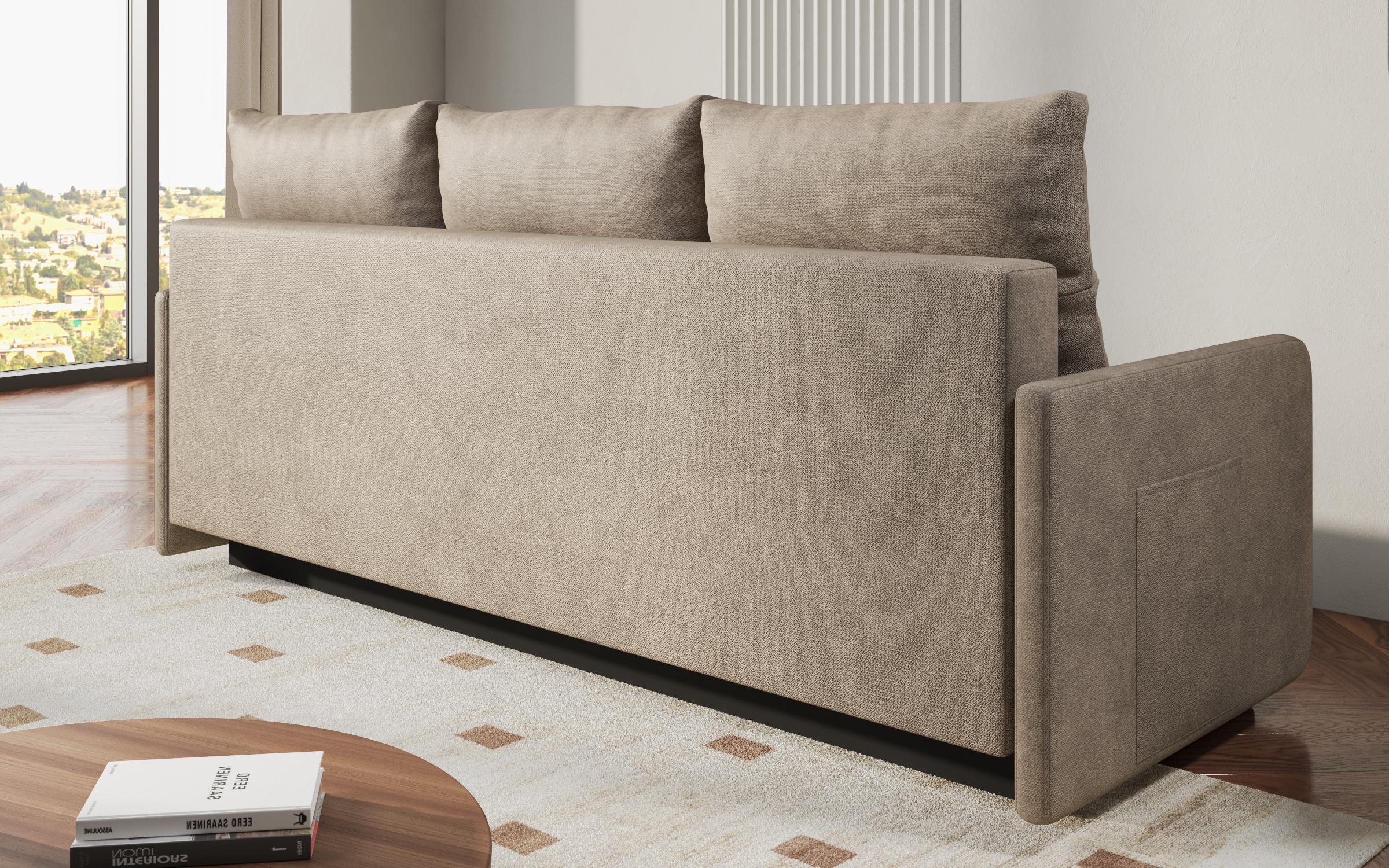 Extendable sofa Dorin, light beige  5