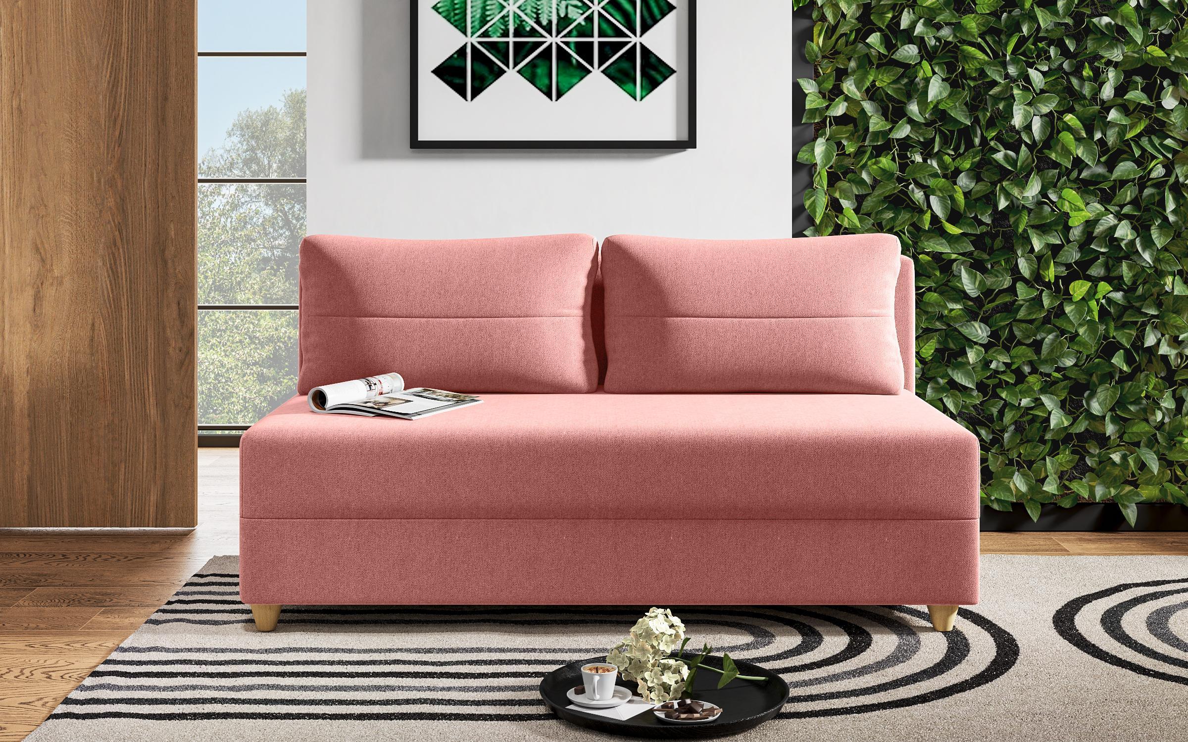 Extendable sofa Kami, coral  1