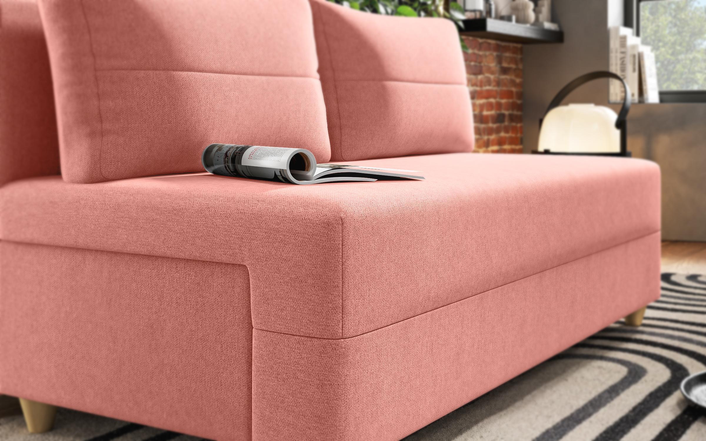 Extendable sofa Kami, coral  6