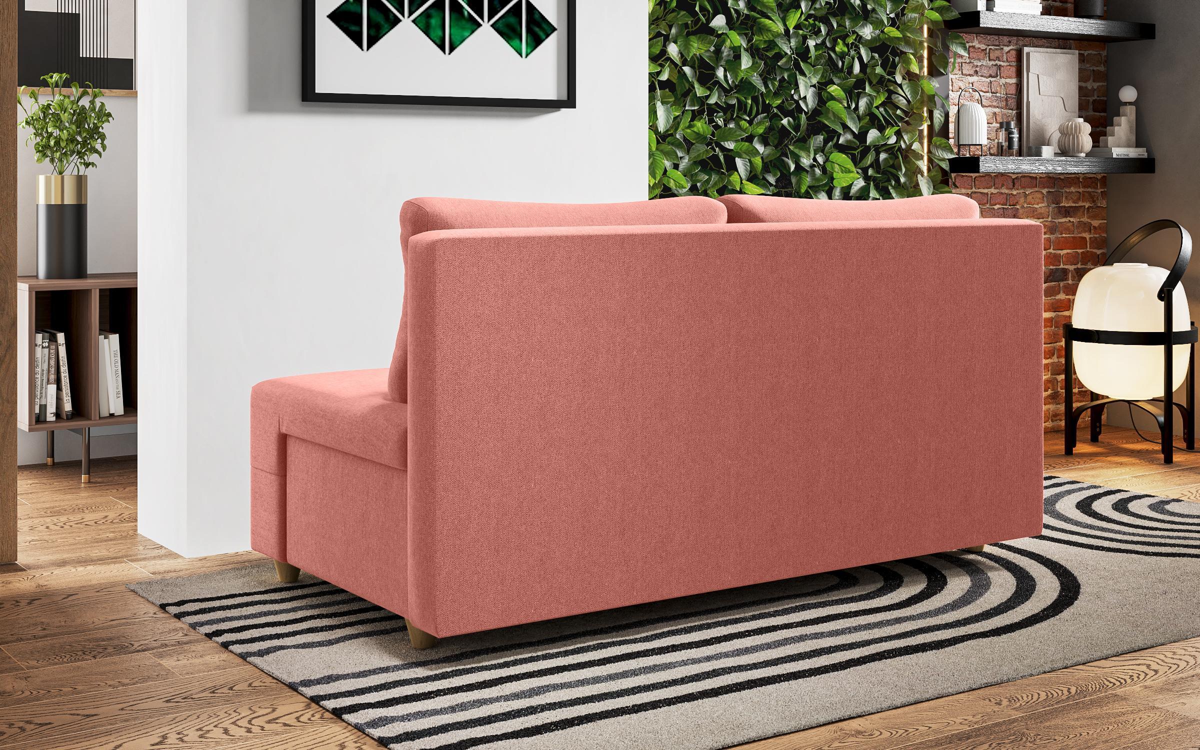 Extendable sofa Kami, coral  8
