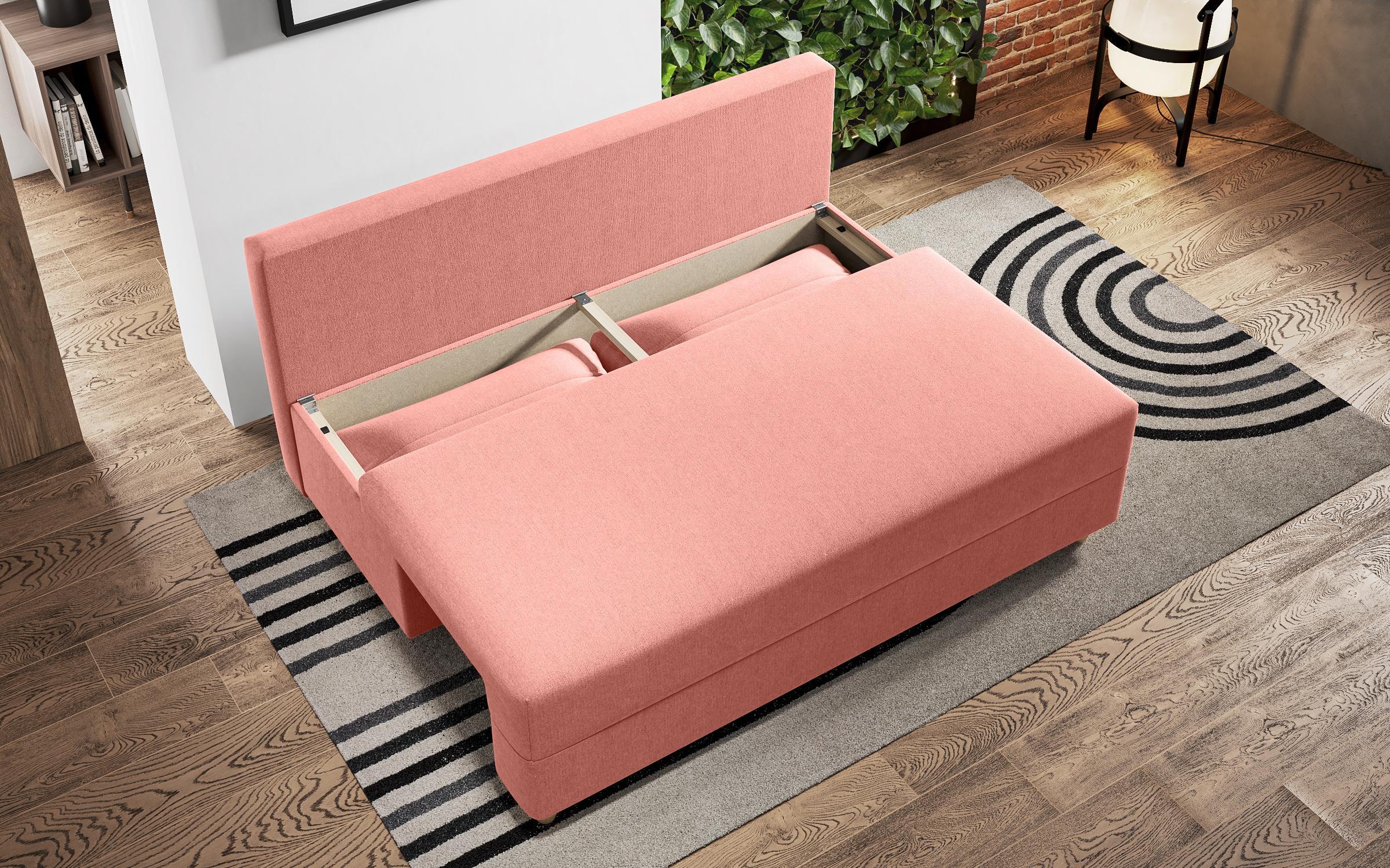 Extendable sofa Kami, coral  5