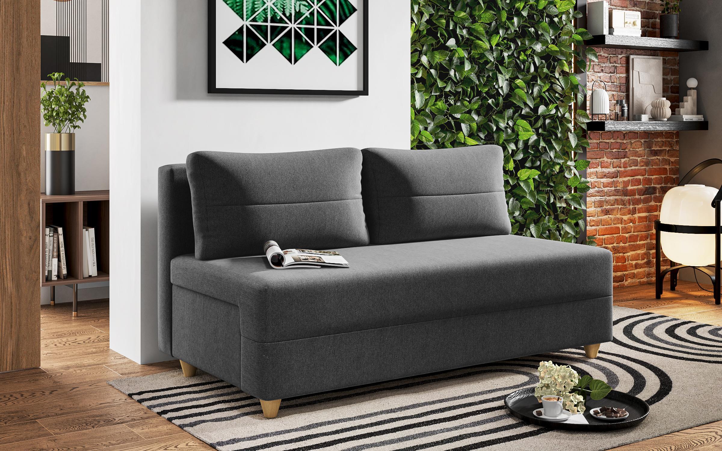 Extendable sofa Kami, dark grey  3