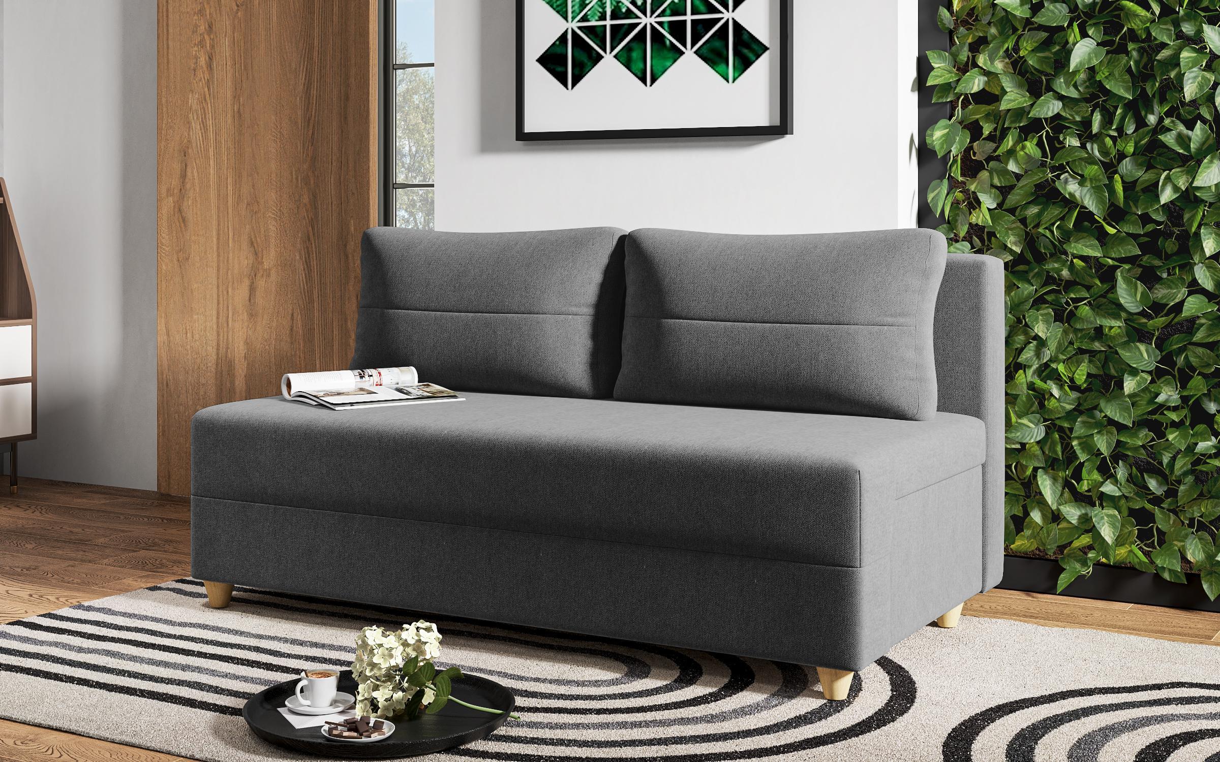 Extendable sofa Kami, dark grey  4