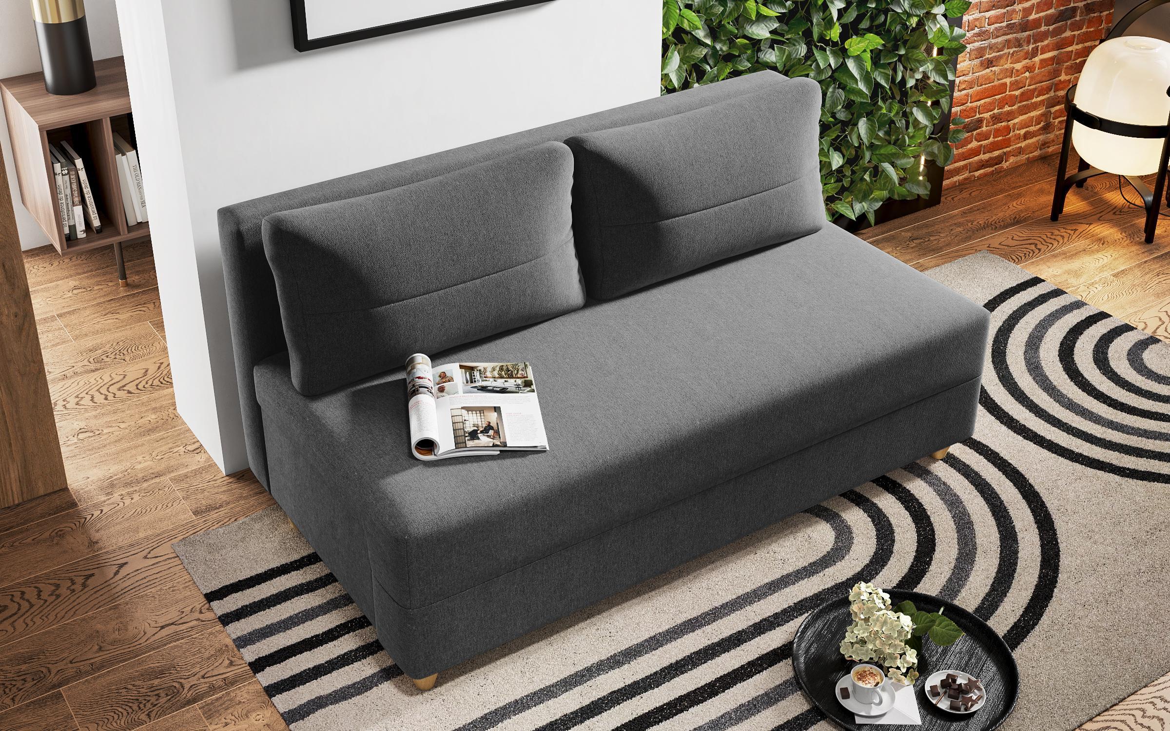 Extendable sofa Kami, dark grey  5