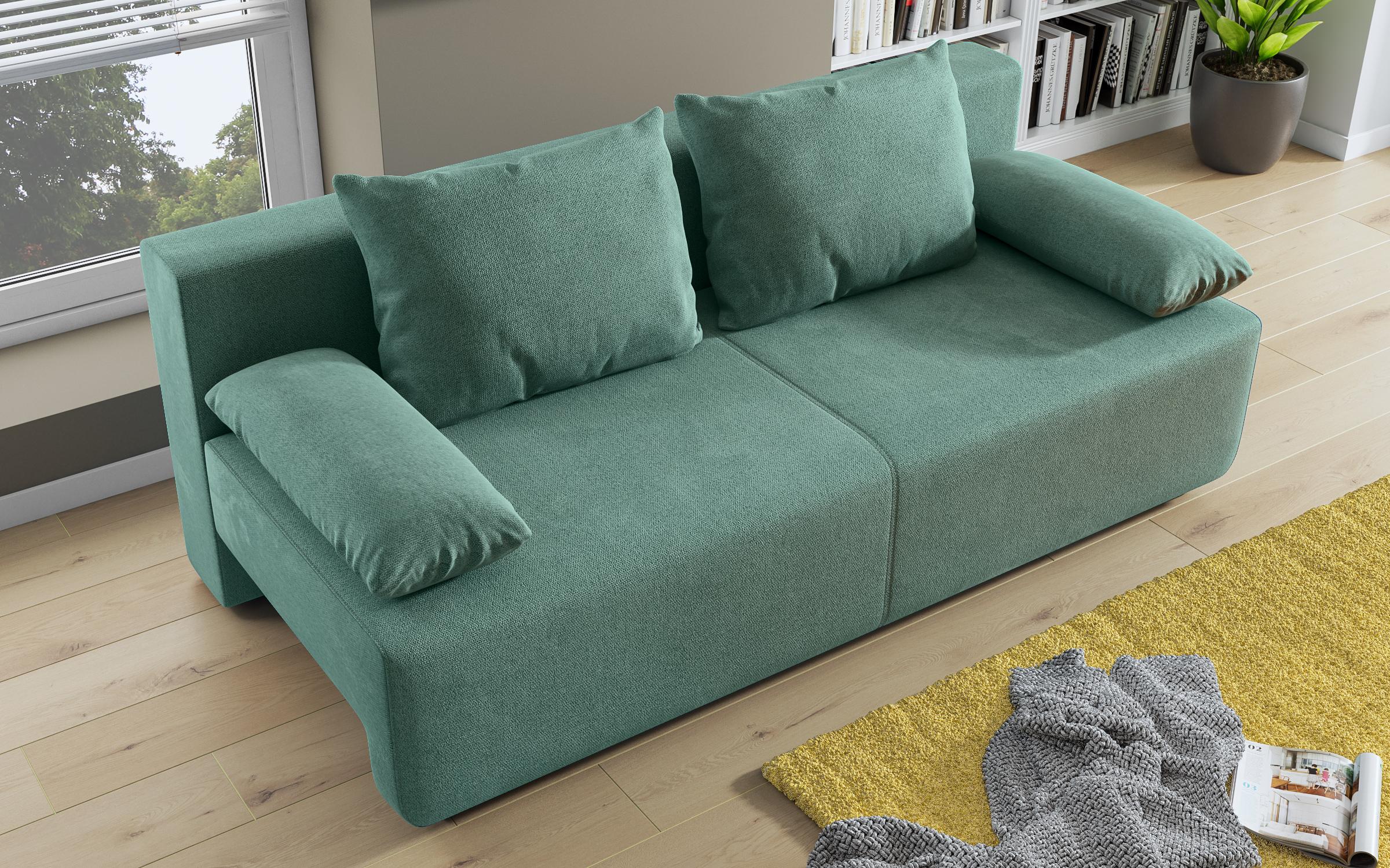 Extendable sofa Keira, mint  5