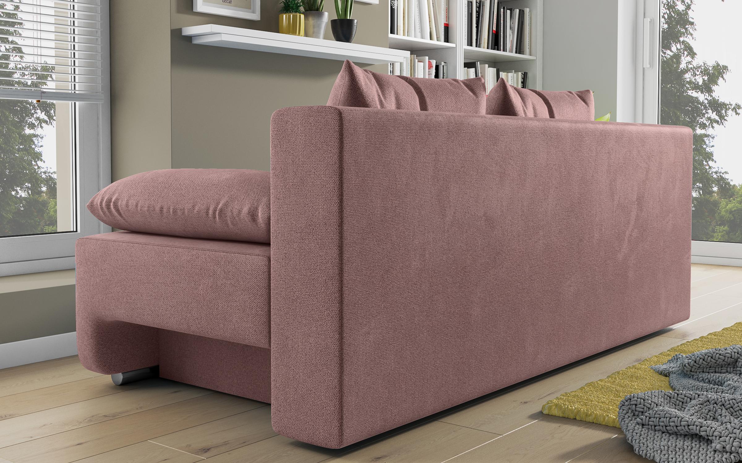 Extendable sofa Keira, pink  6