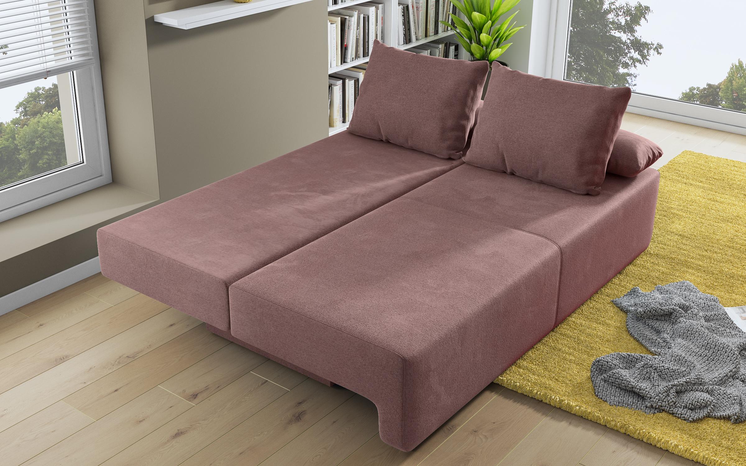 Extendable sofa Keira, pink  7