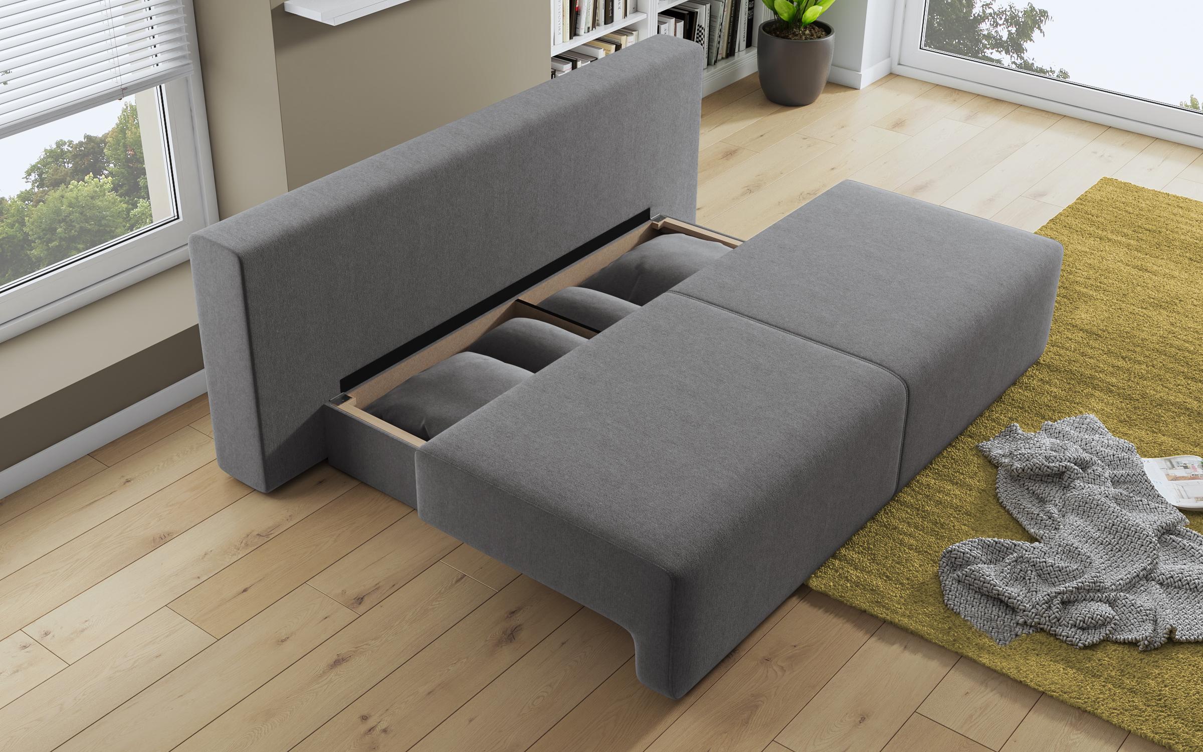 Extendable sofa Keira, grey beige  8