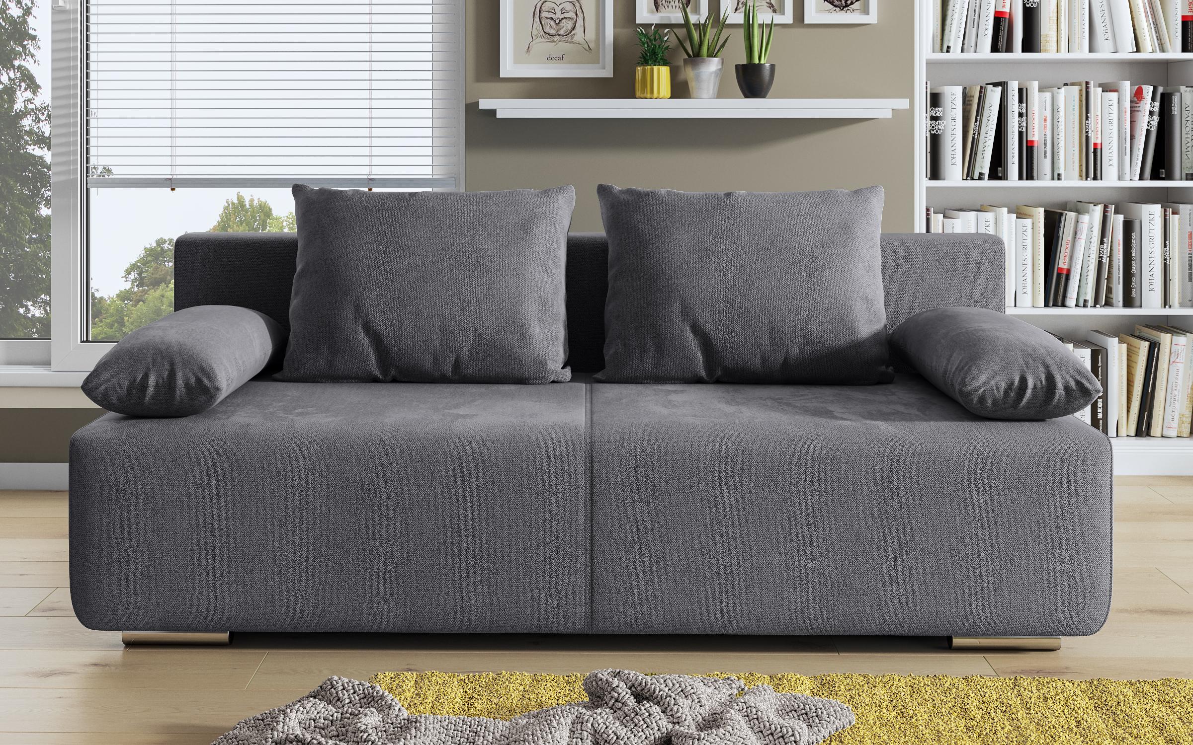 Extendable sofa Keira, grey  3