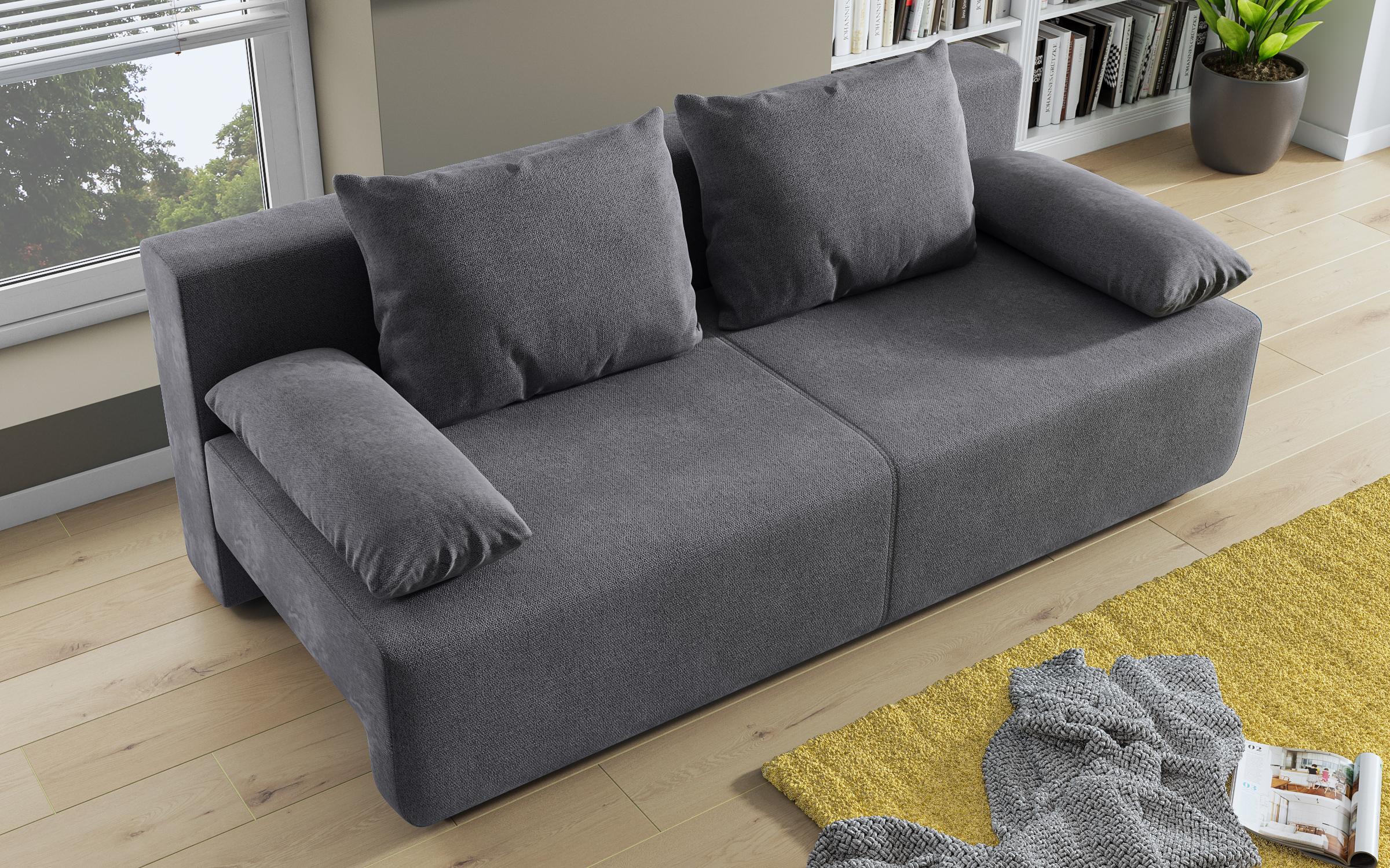 Extendable sofa Keira, grey  5