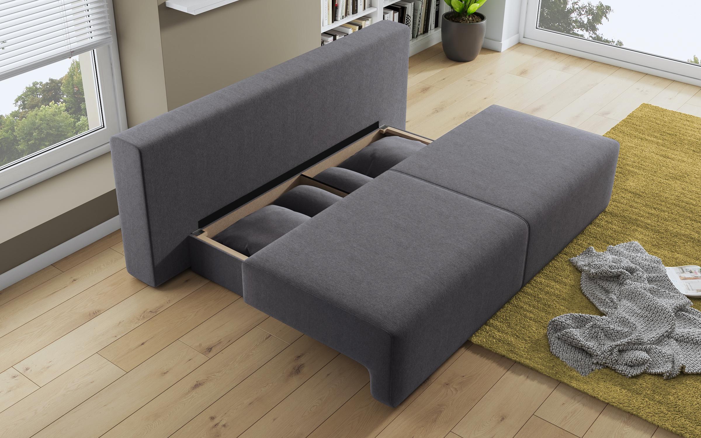 Extendable sofa Keira, grey  8