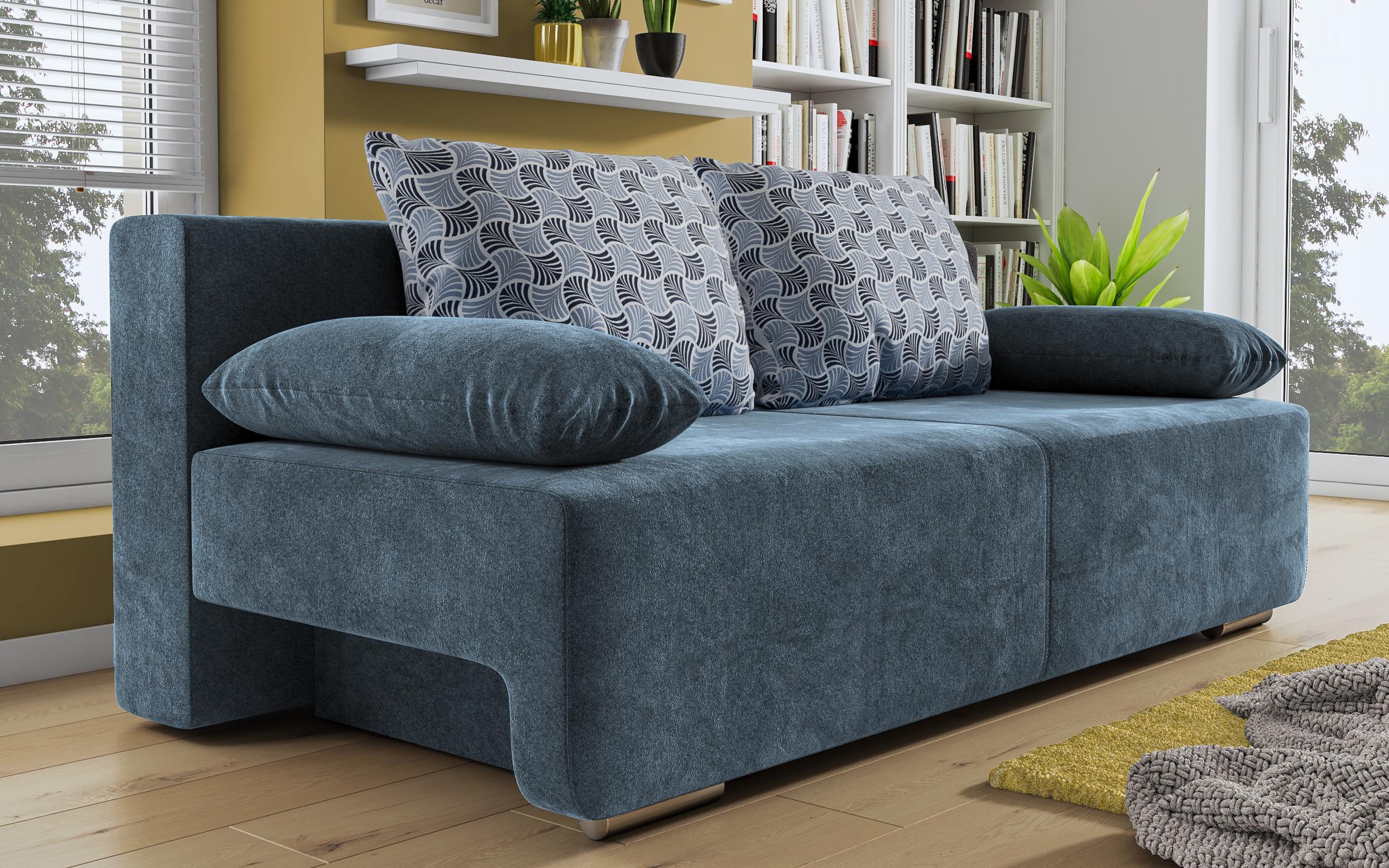 Extendable sofa Keira, blue  5