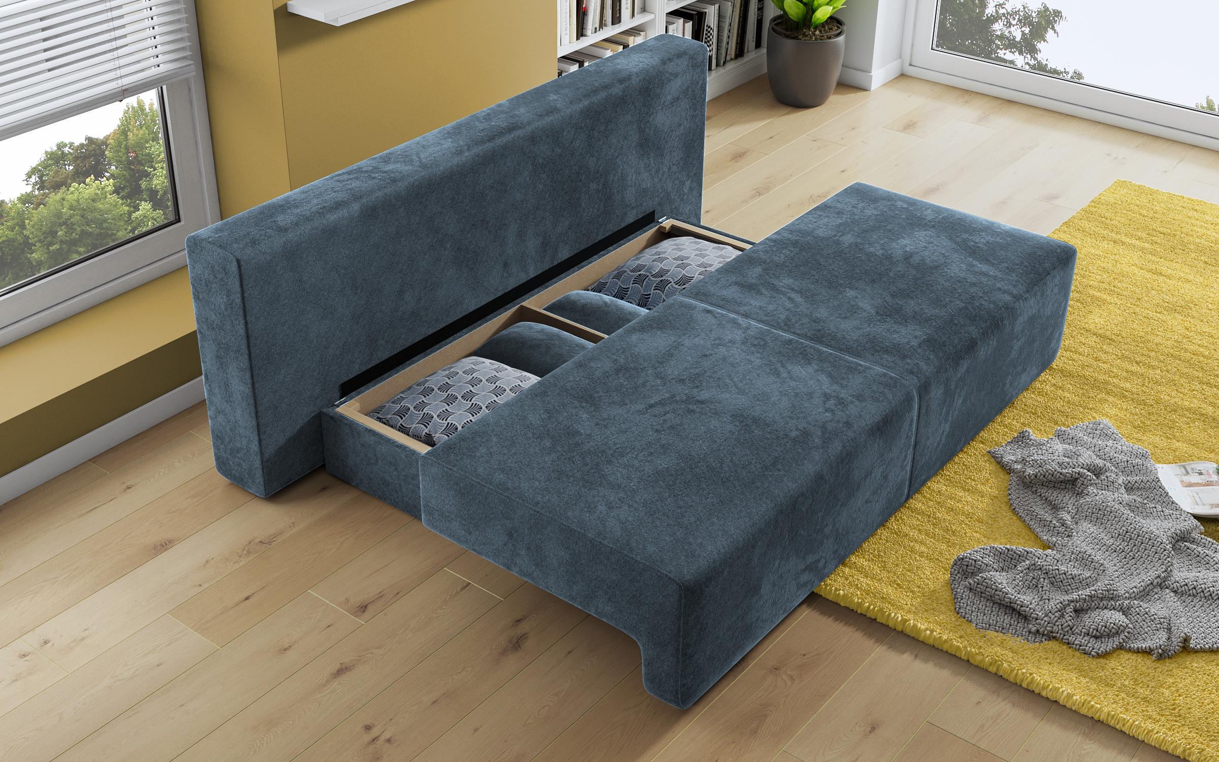 Extendable sofa Keira, blue  8